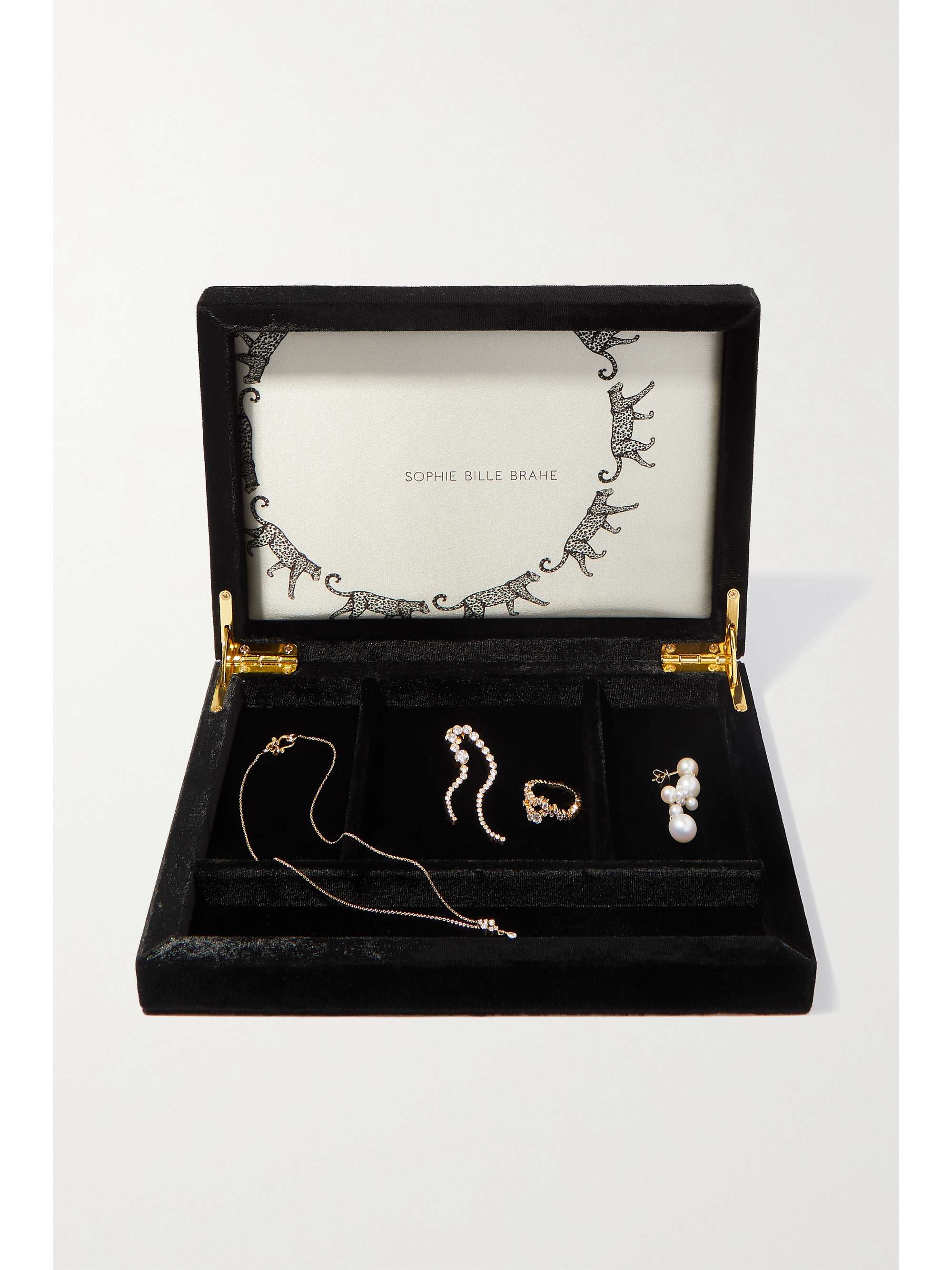 SOPHIE BILLE BRAHE Boîte à bijoux en velours