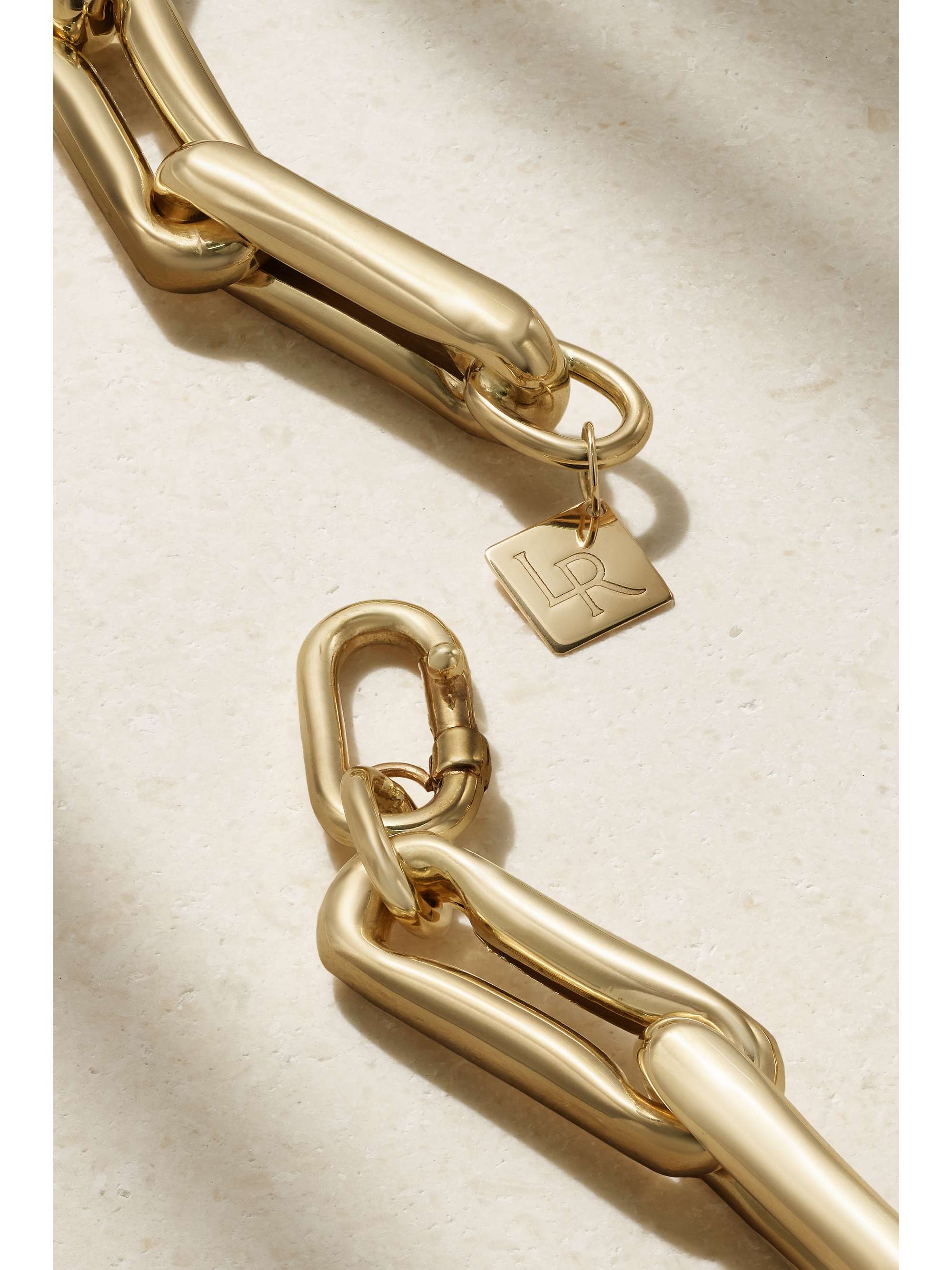 LAUREN RUBINSKI Large 14-karat gold necklace