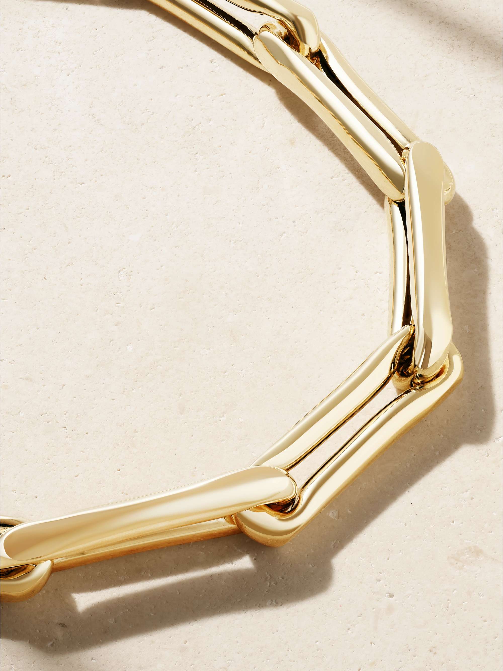 LAUREN RUBINSKI Extra Large 14-karat gold diamond necklace