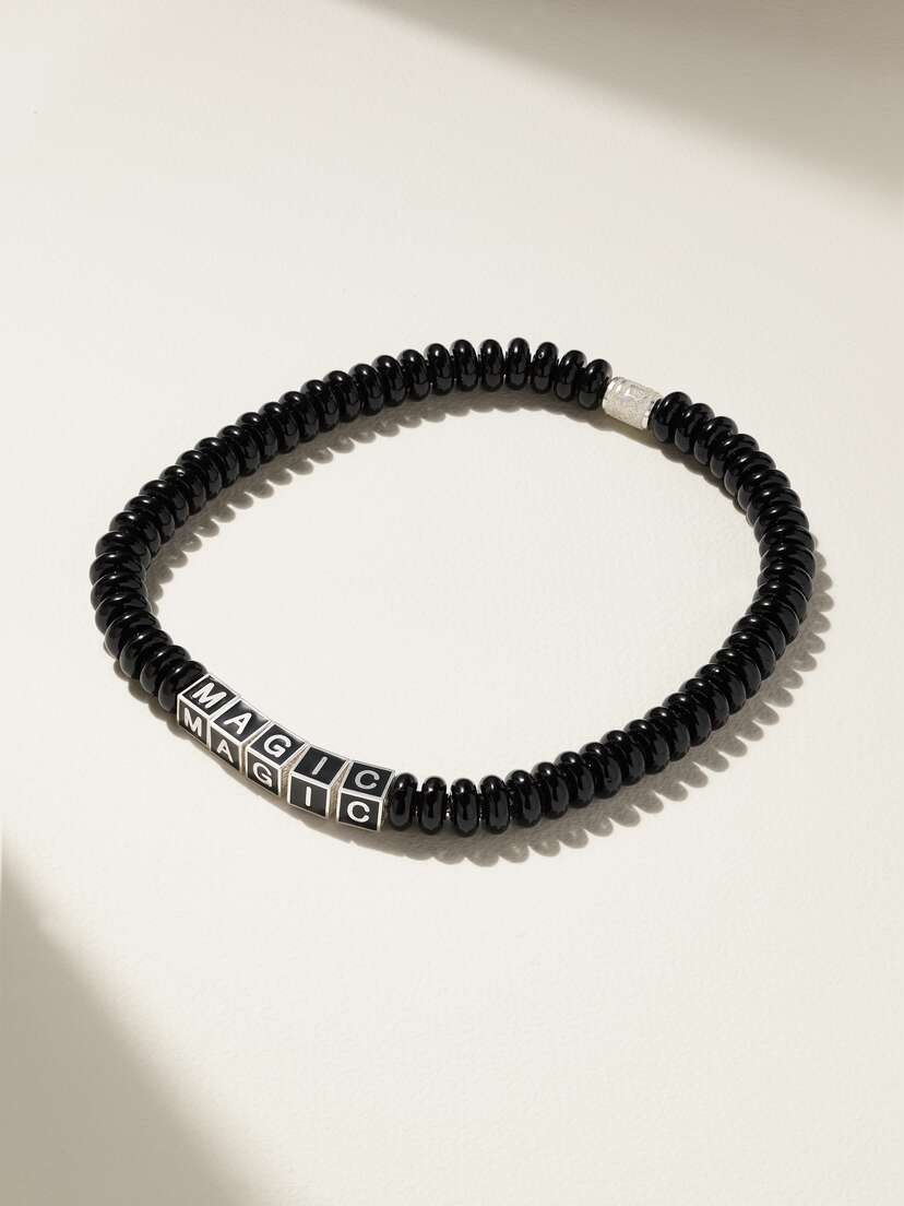 Lauren Rubinski Magic Sterling Silver, Enamel And Bead Necklace