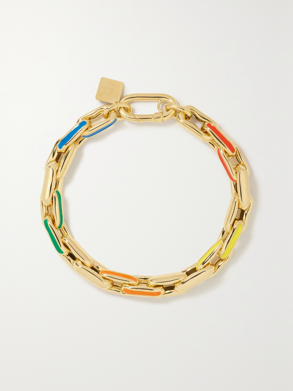 Lauren Rubinski - Small 14-karat Gold And Enamel Bracelet - Multi