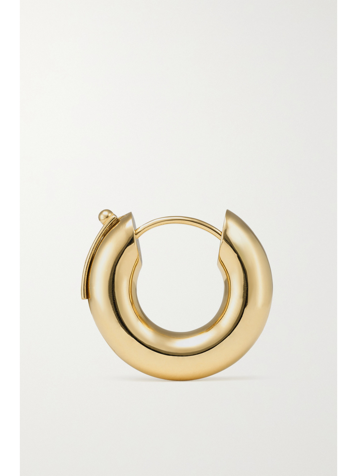 Shop Lauren Rubinski 14-karat Gold Hoop Earrings