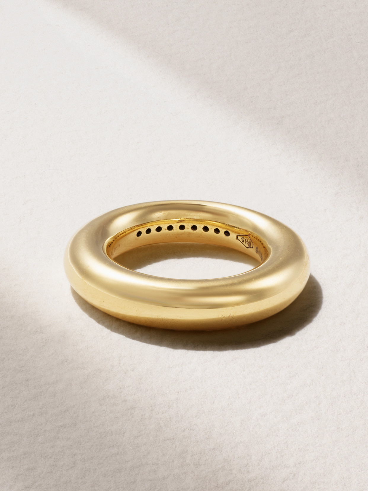 Lauren Rubinski 14-karat Gold Diamond Ring In Gold
