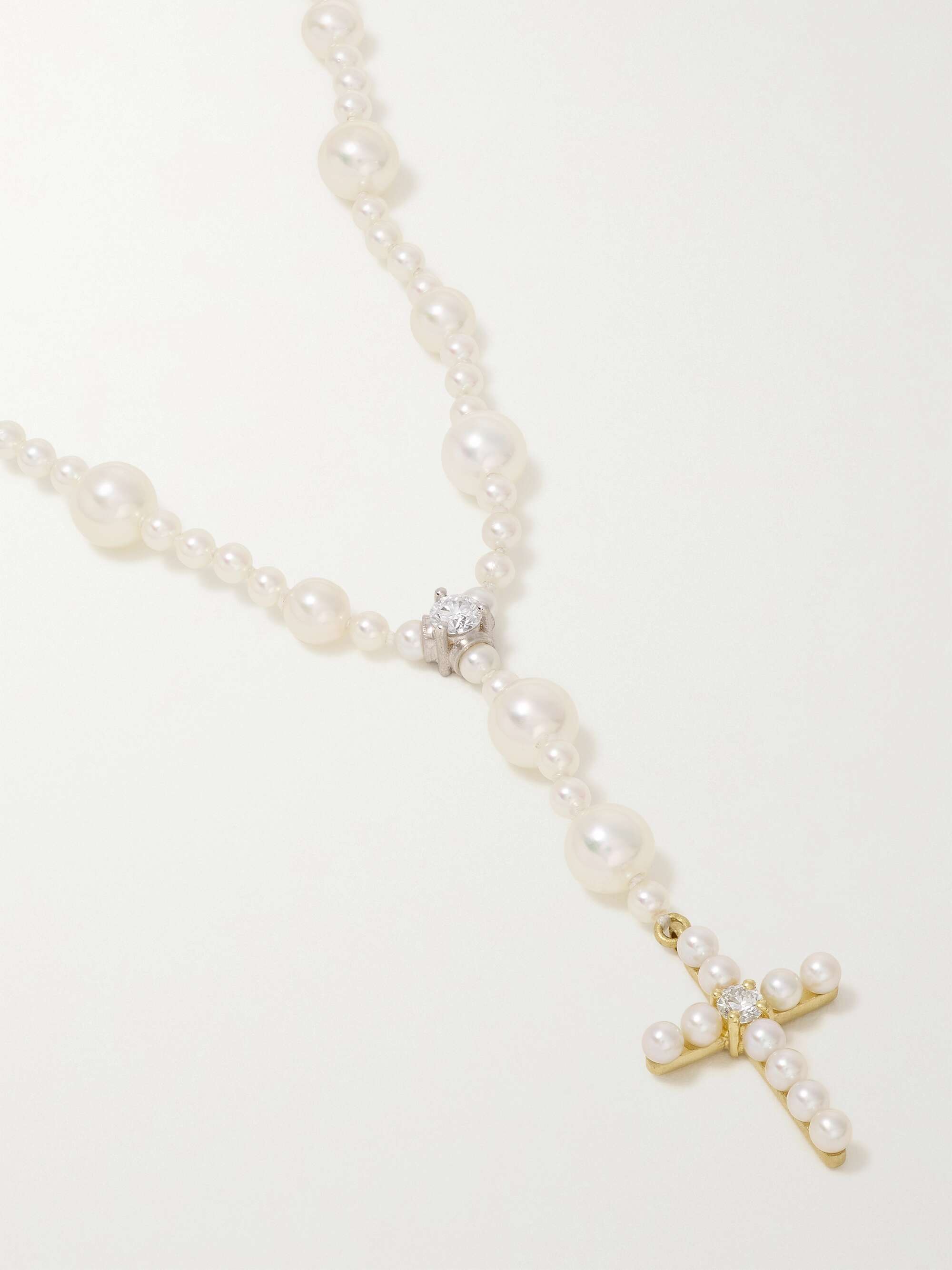 IRENE NEUWIRTH Immaculate 18-karat yellow gold, turquoise and diamond necklace