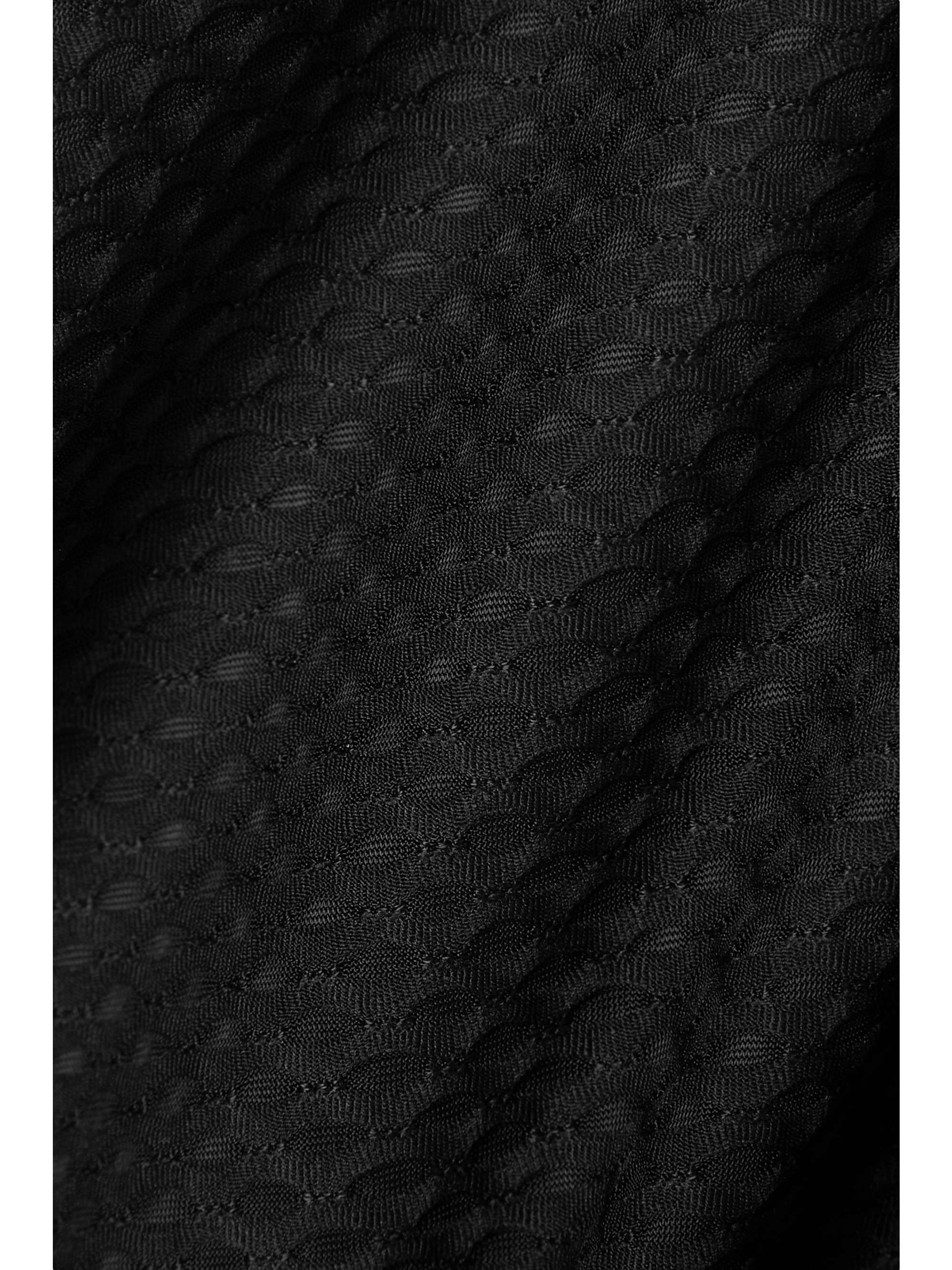 KORAL Aerate satin-trimmed stretch-mesh tank