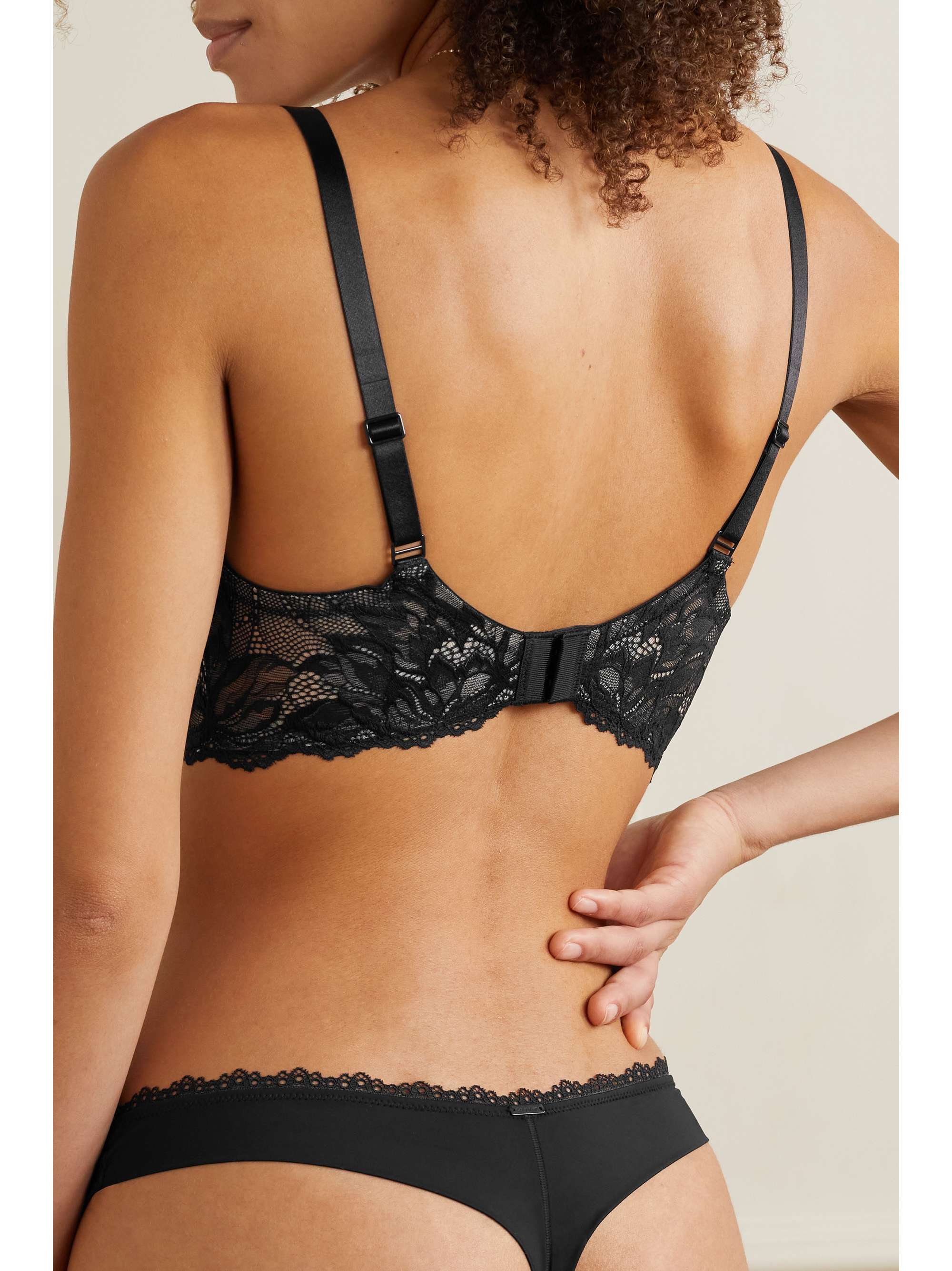 CK ONE Seductive Comfort lace underwired soft-cup bra
