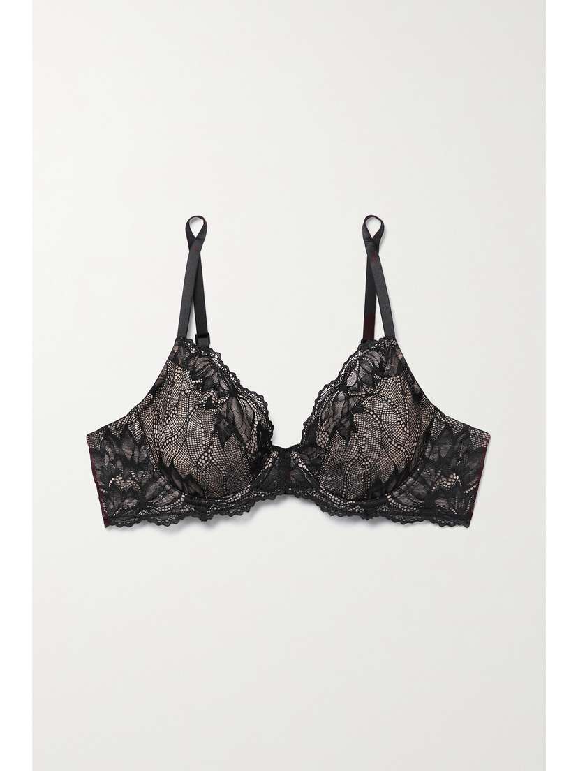 CK ONE Seductive Comfort Lace Underwired Soft-cup Bra