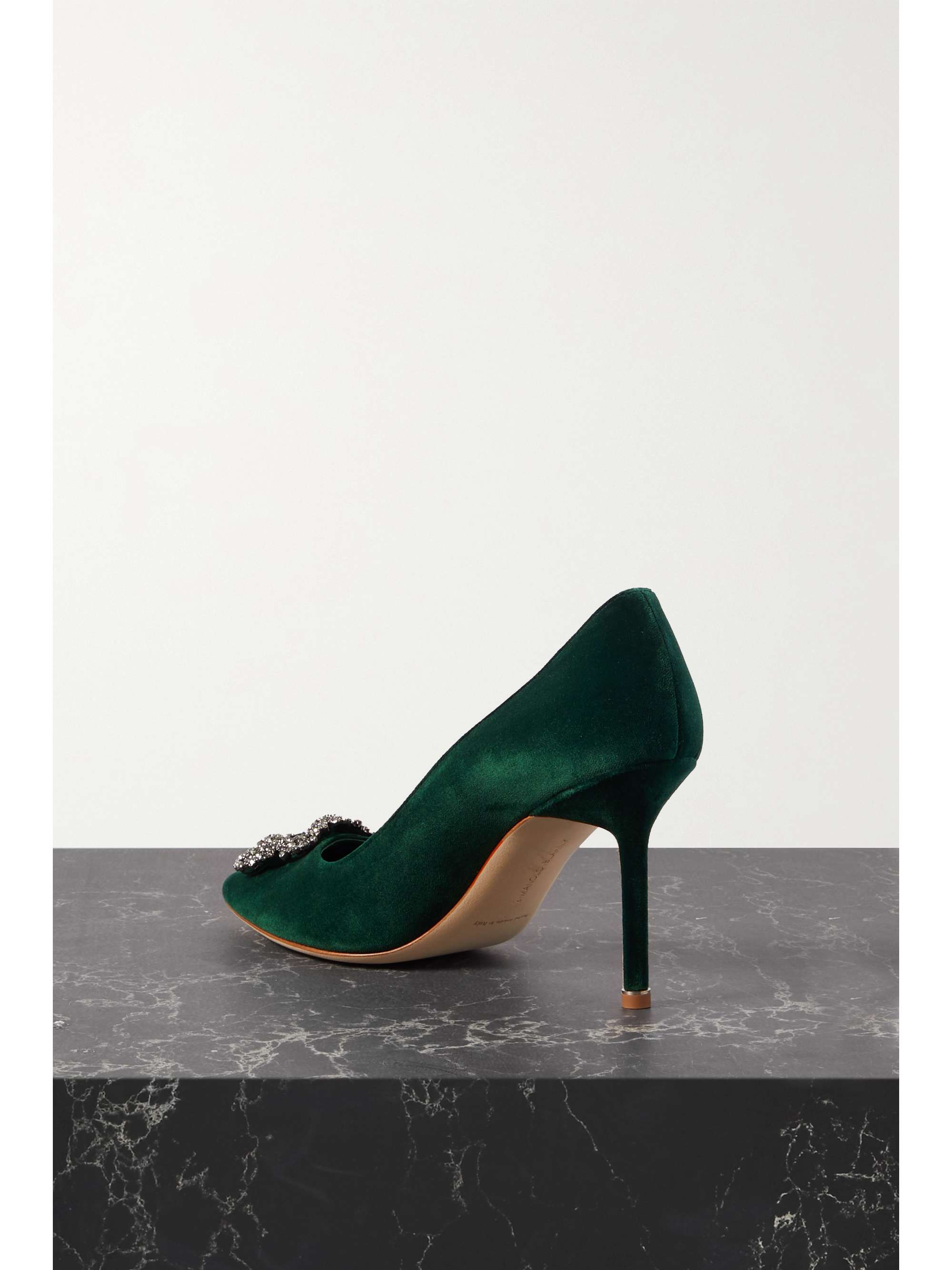 manolo blahnik emerald