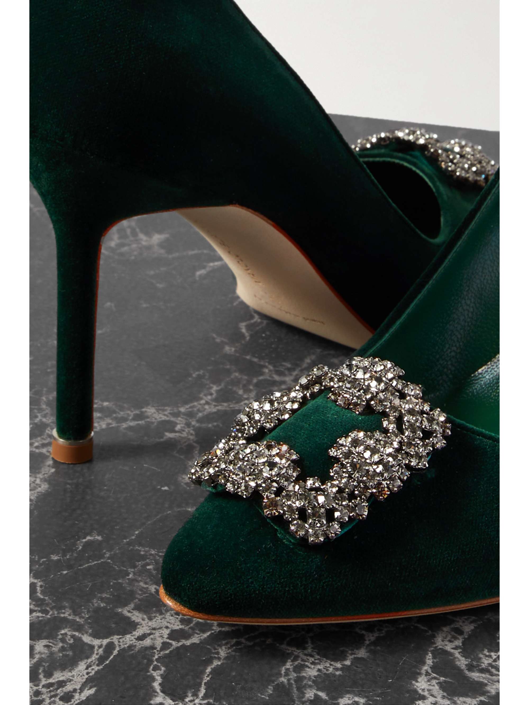 manolo blahnik emerald