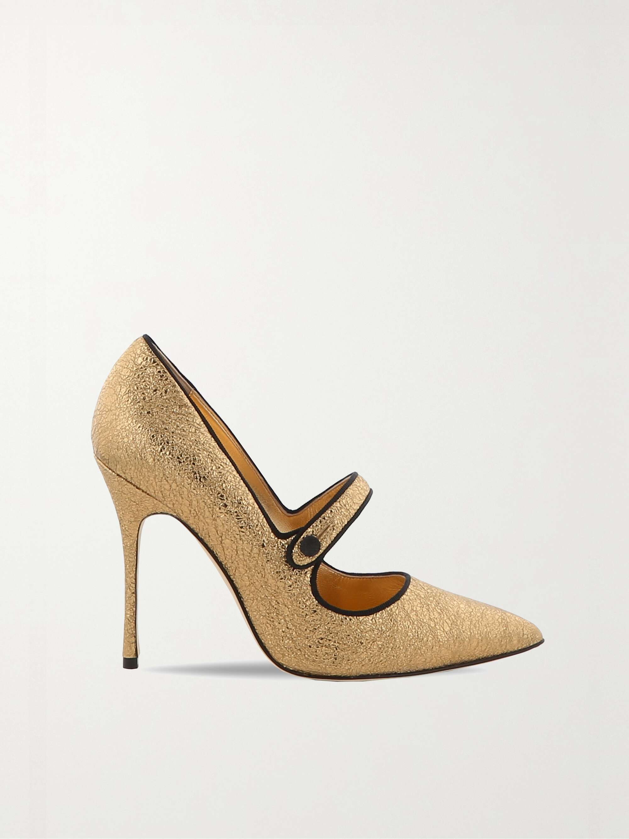 Gold Campari 105 metallic leather Mary 