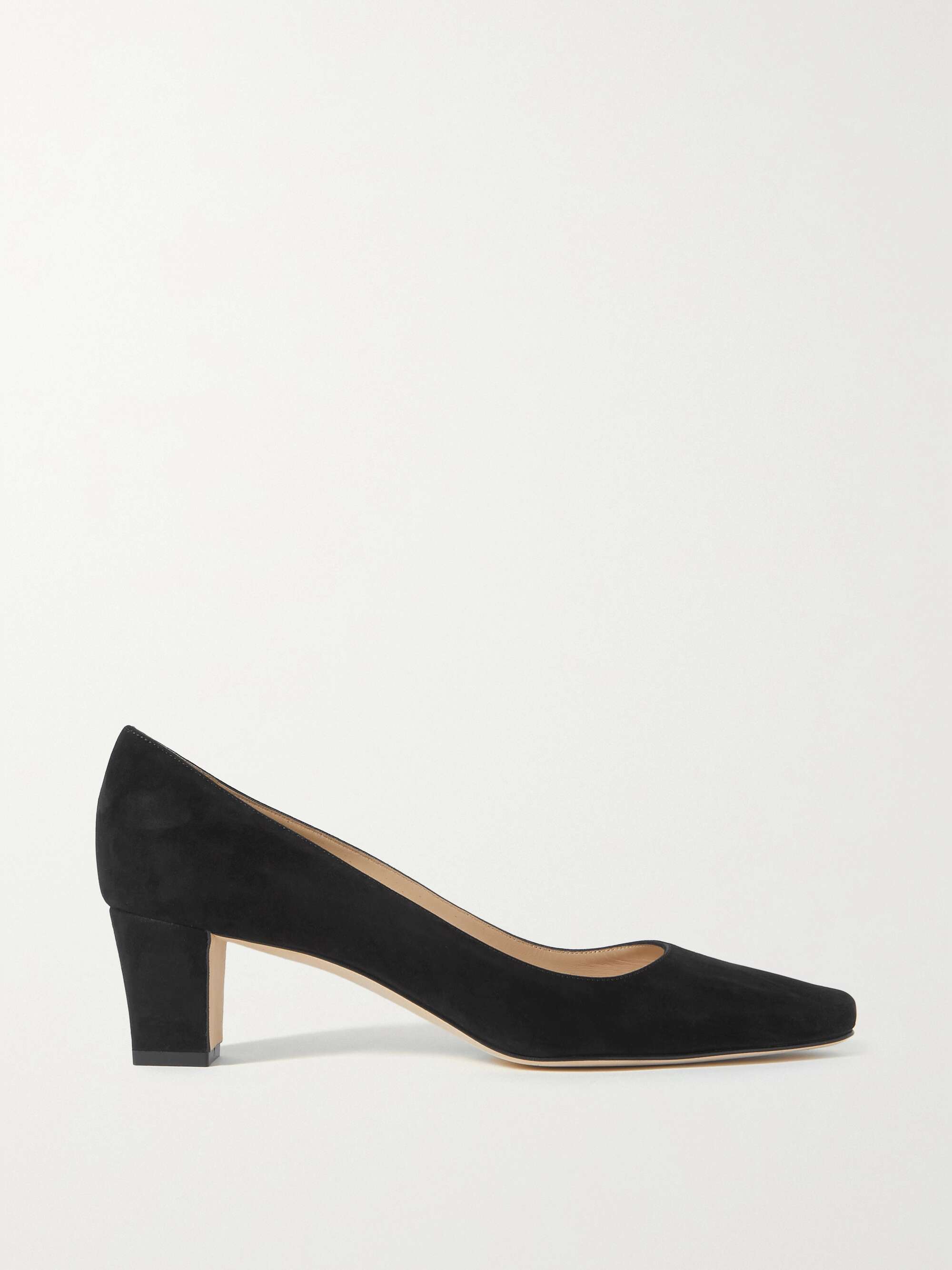 MANOLO BLAHNIK Okkatopla 50 suede pumps | NET-A-PORTER