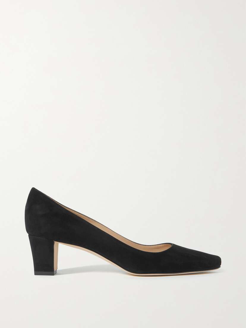 Manolo Blahnik Okkatopla 50 Suede Pumps