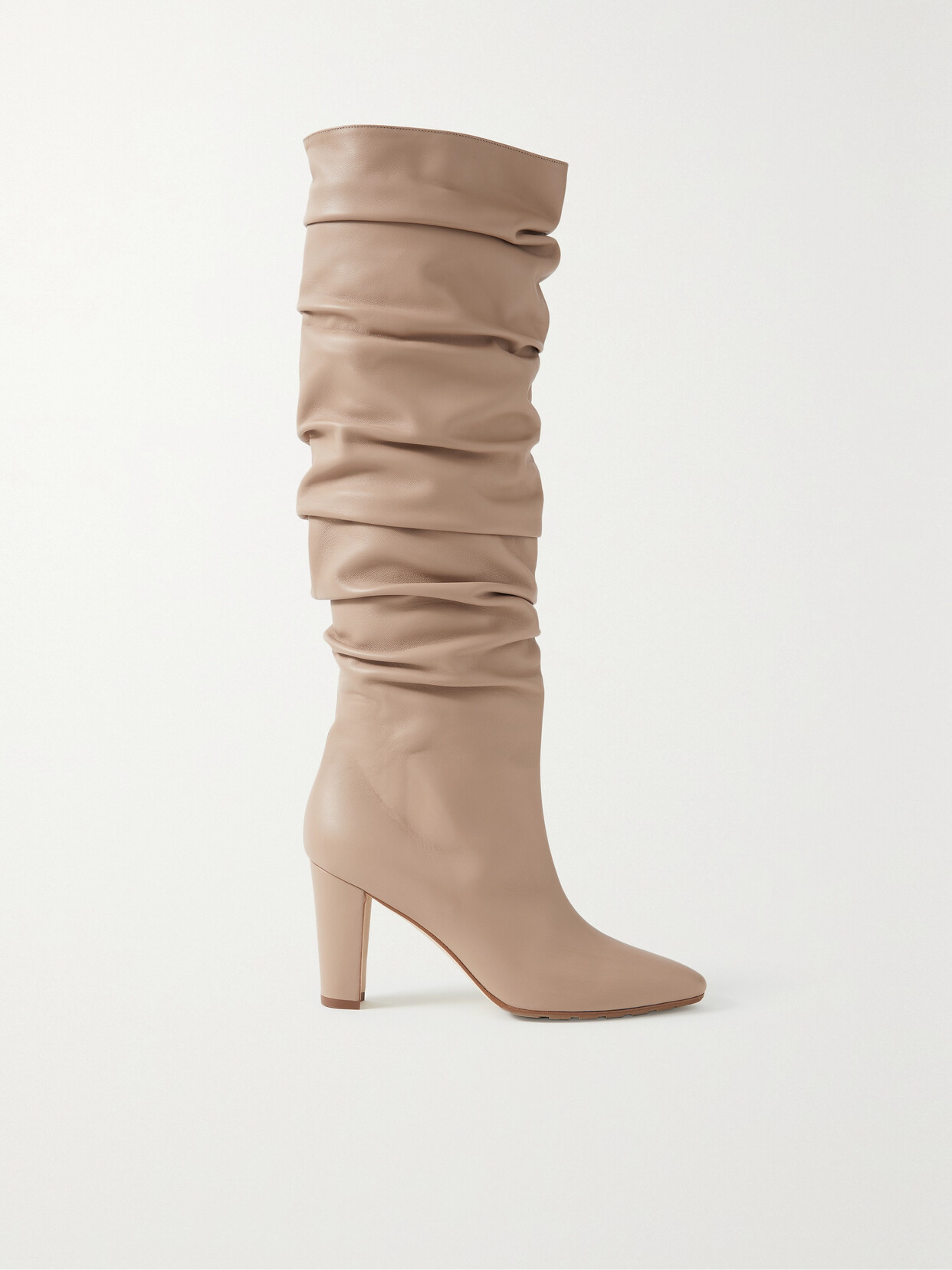Manolo Blahnik Calassohi 90 Leather Knee Boots