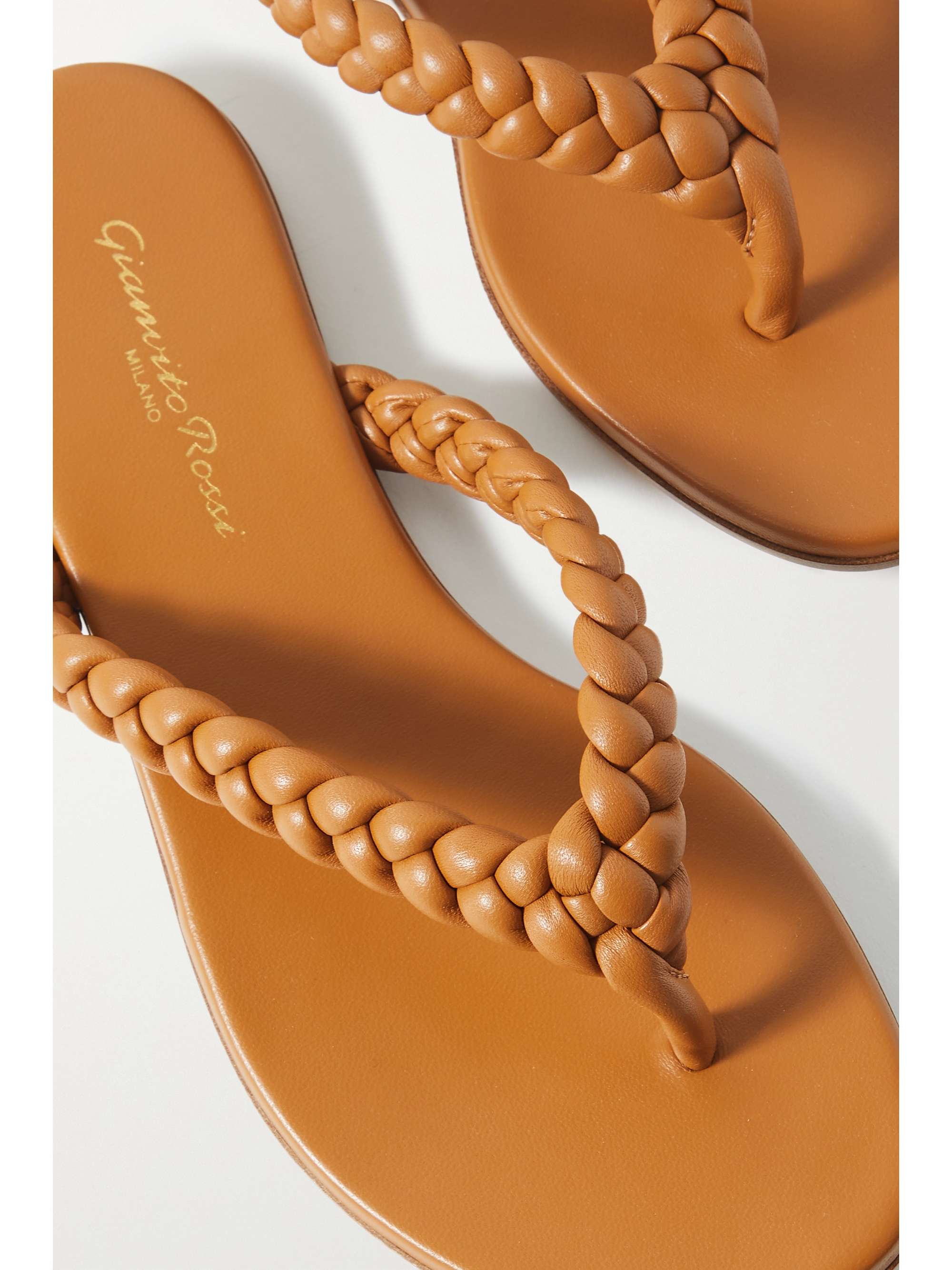 braided flip flops