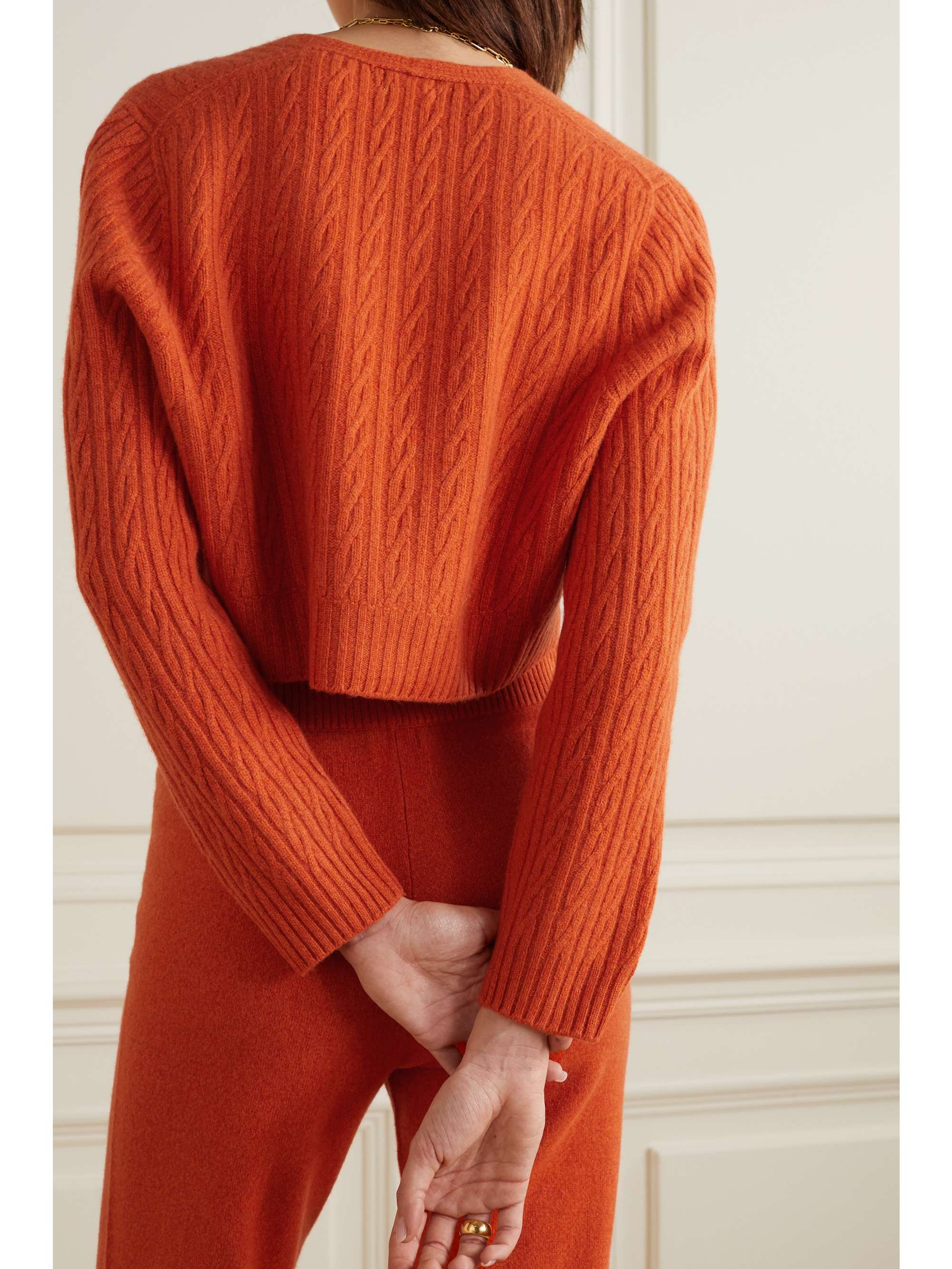 LESET Pull en laine mélangée à mailles torsadées Zoe