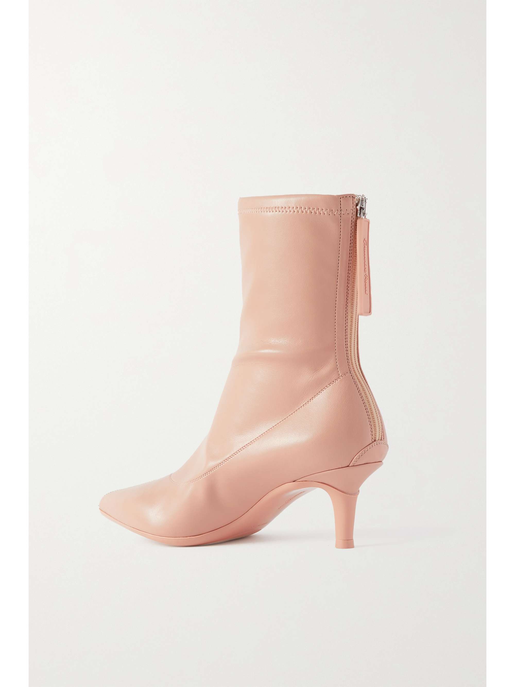 GIANVITO ROSSI 55 faux leather sock boots