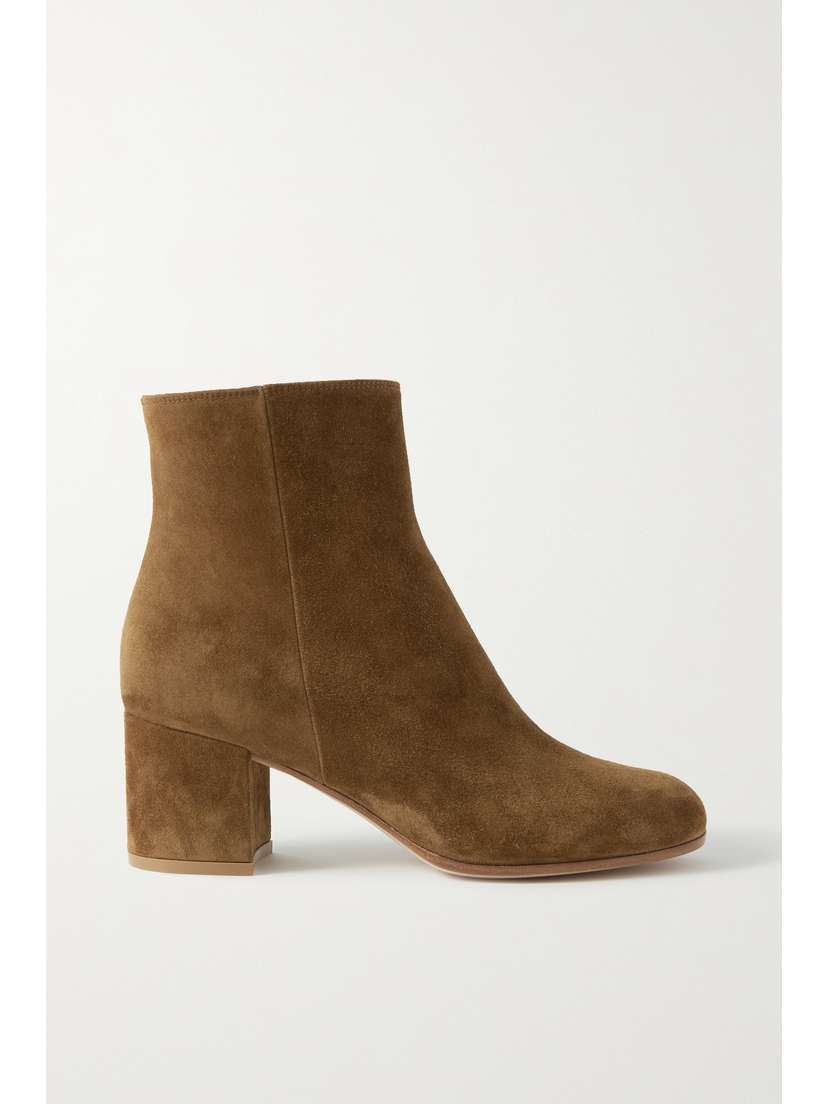 Gianvito Rossi Margaux 60 Suede Ankle Boots