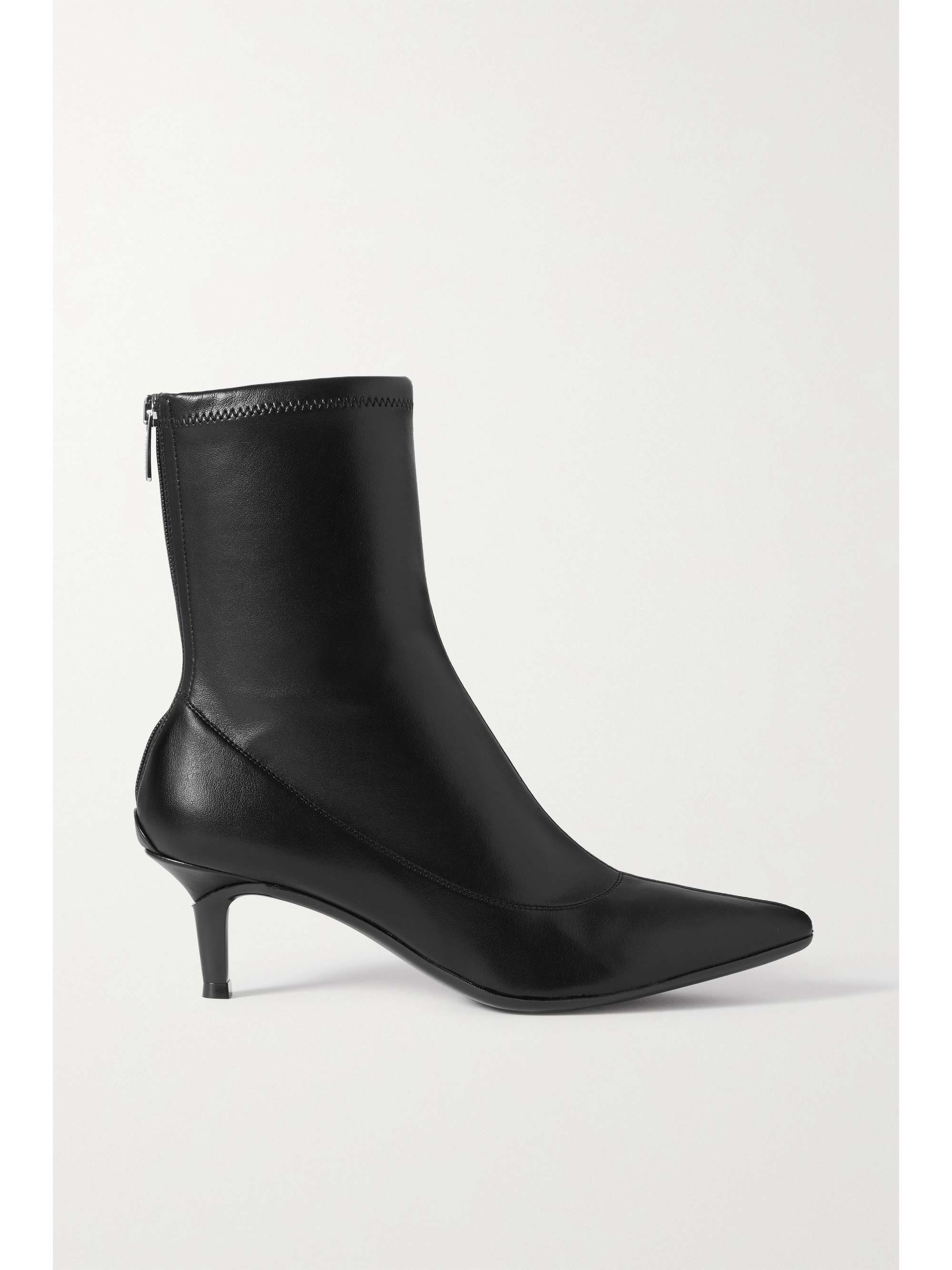 Black 55 faux leather sock boots | GIANVITO ROSSI | NET-A-PORTER