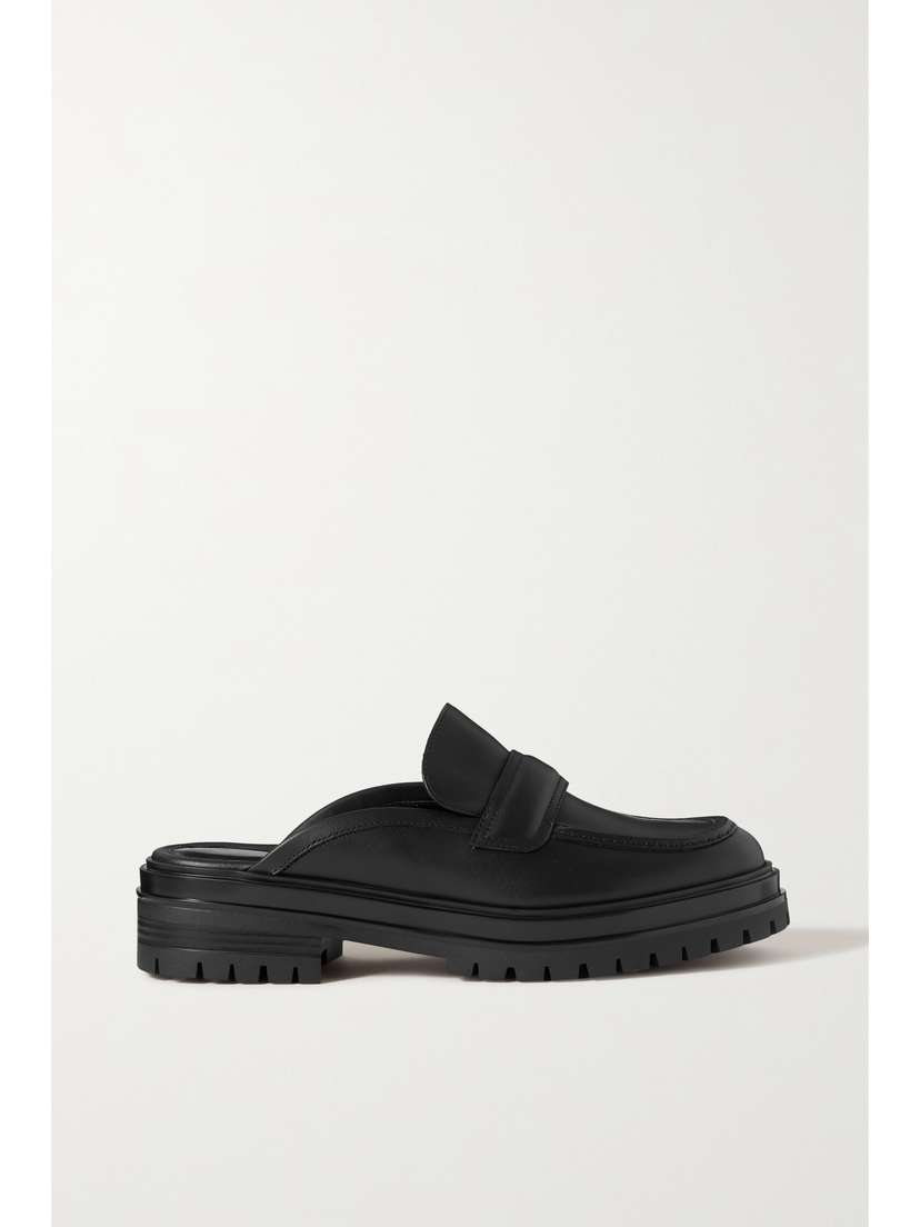 Gianvito Rossi 20 Leather Loafers