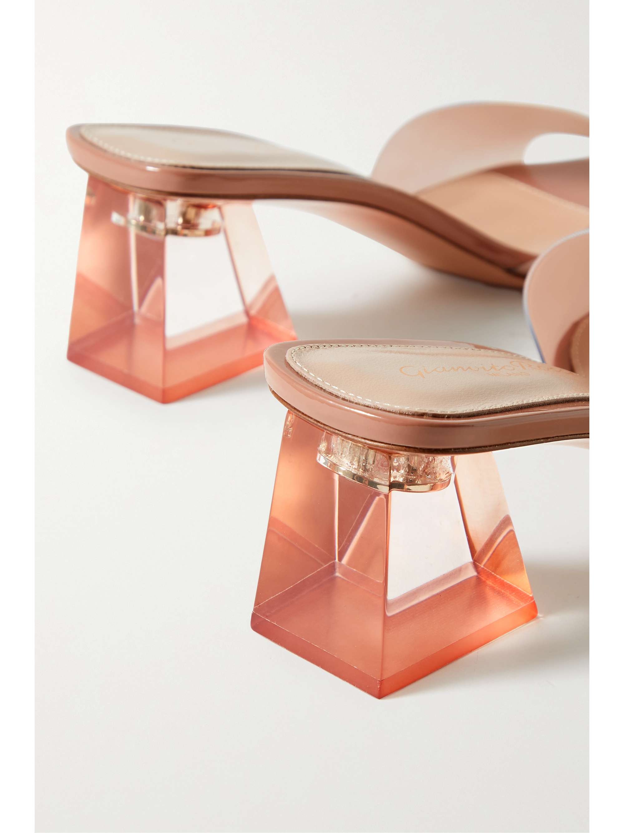 GIANVITO ROSSI 55 PVC mules