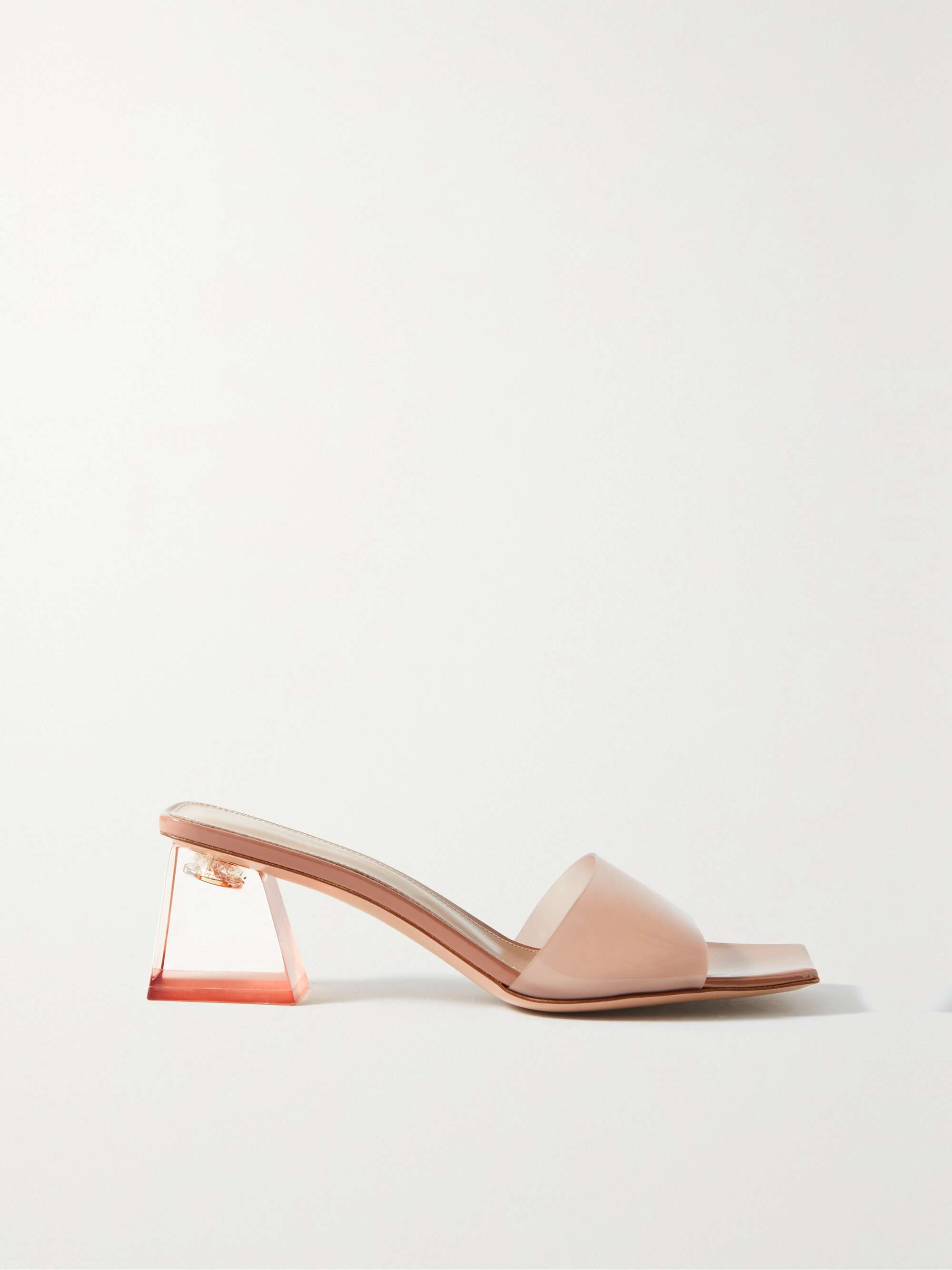 GIANVITO ROSSI 55 PVC mules | NET-A-PORTER