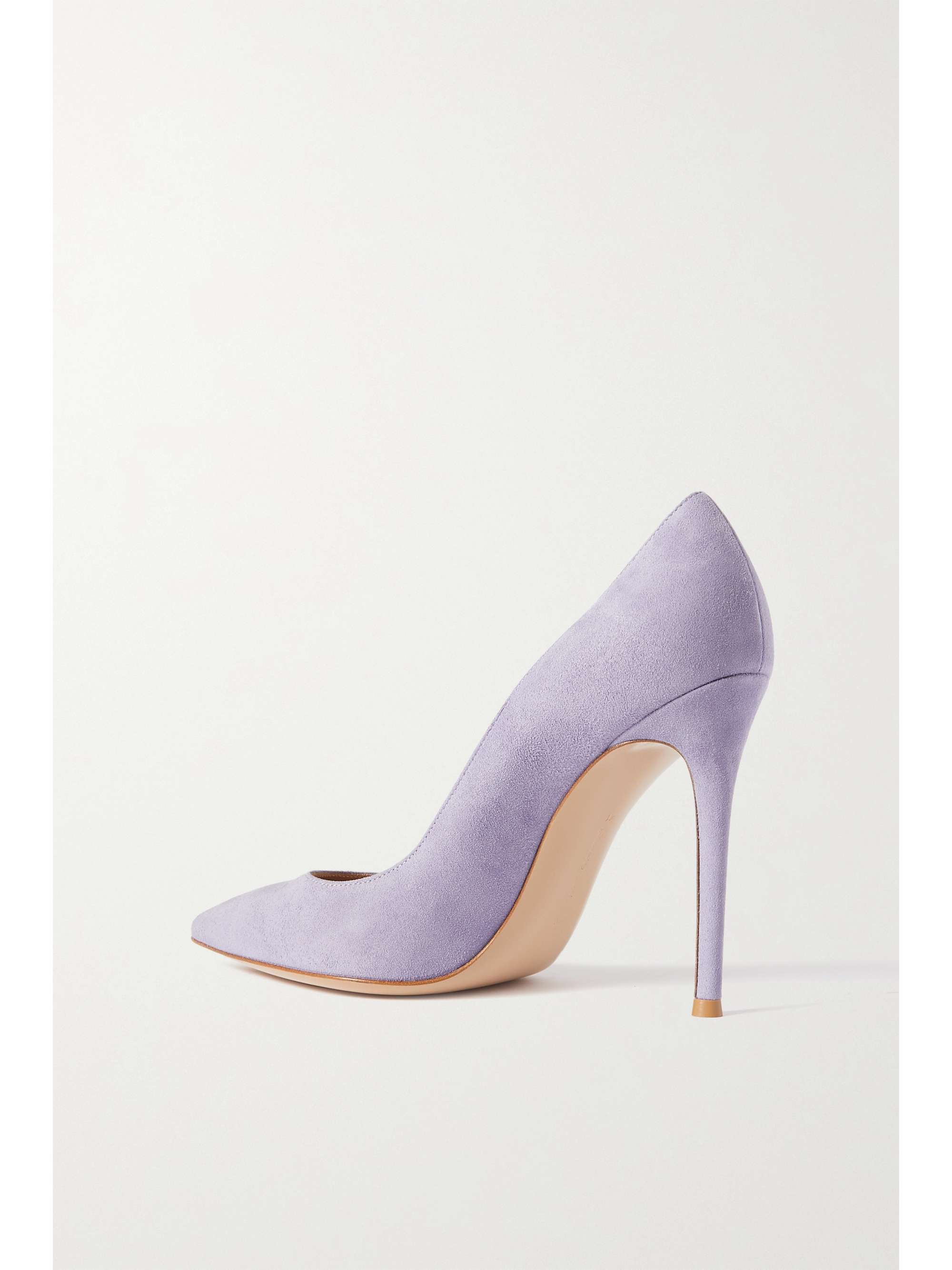 Lavender 105 suede pumps | GIANVITO ROSSI | NET-A-PORTER