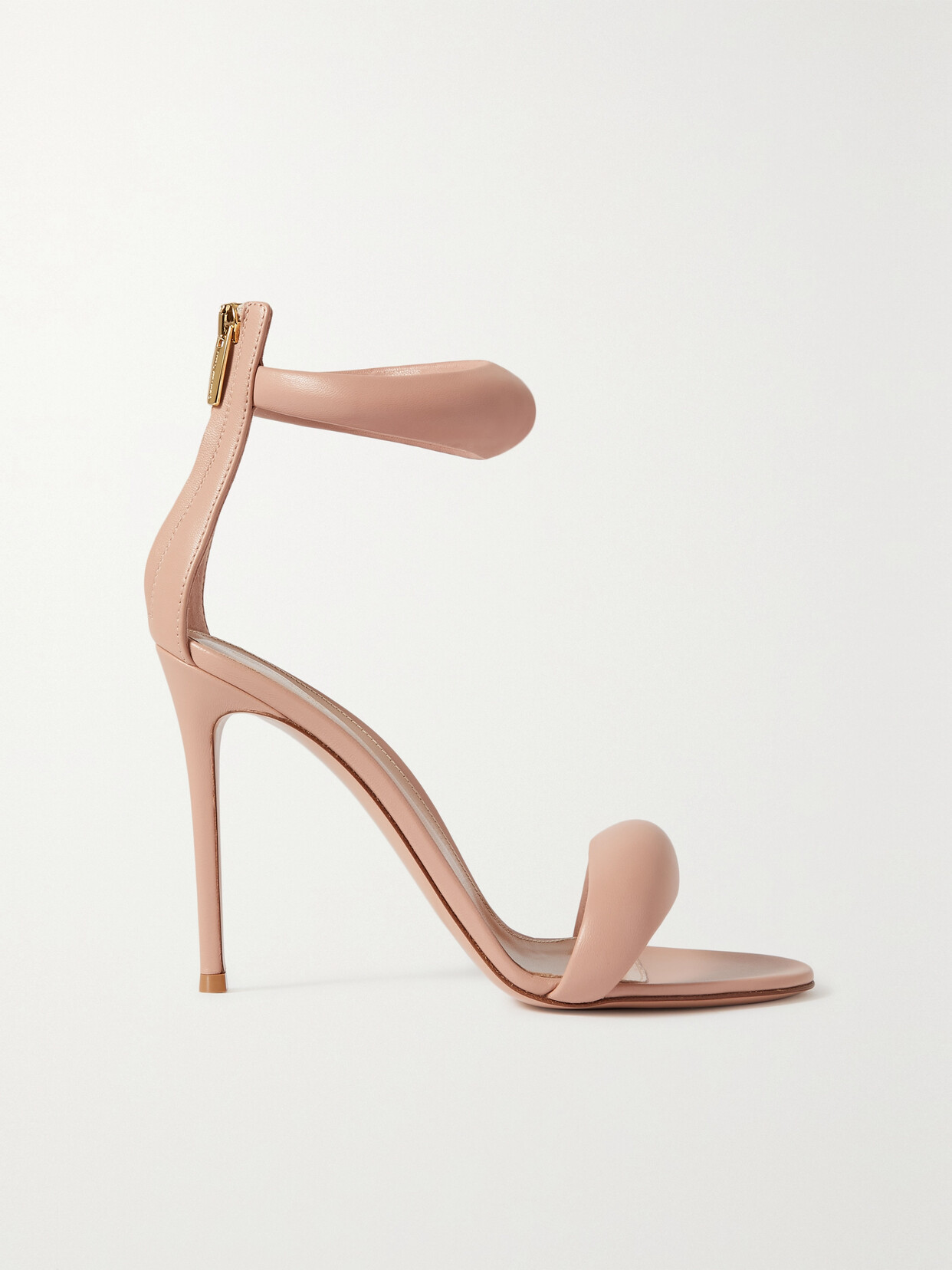 Gianvito Rossi Bijoux 105 Leather Sandals - Neutrals