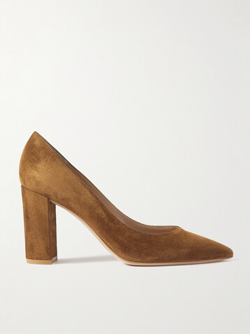 GIANVITO ROSSI Piper 85 suede pumps