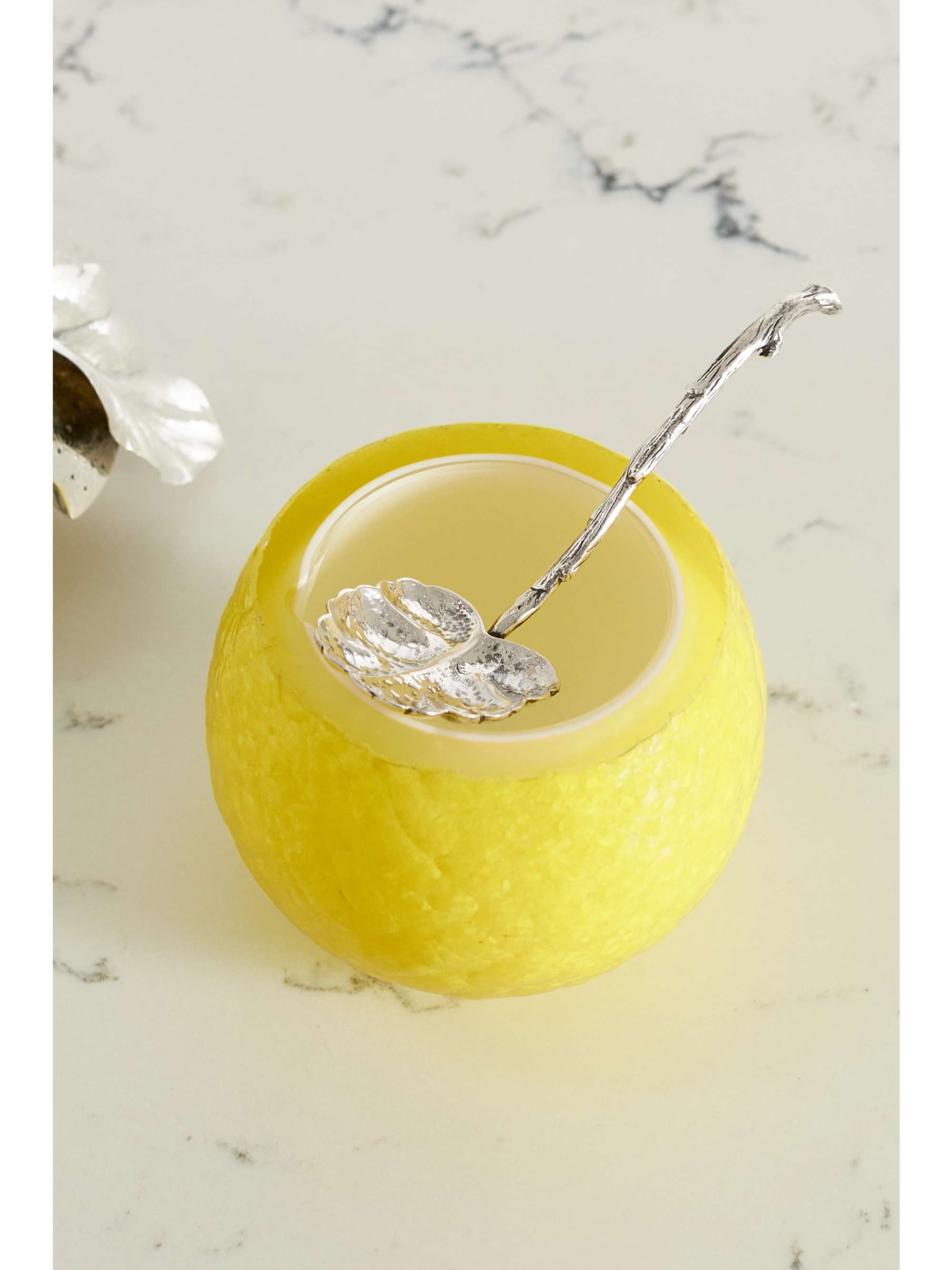 BUCCELLATI Lemon sterling silver and glass jam jar