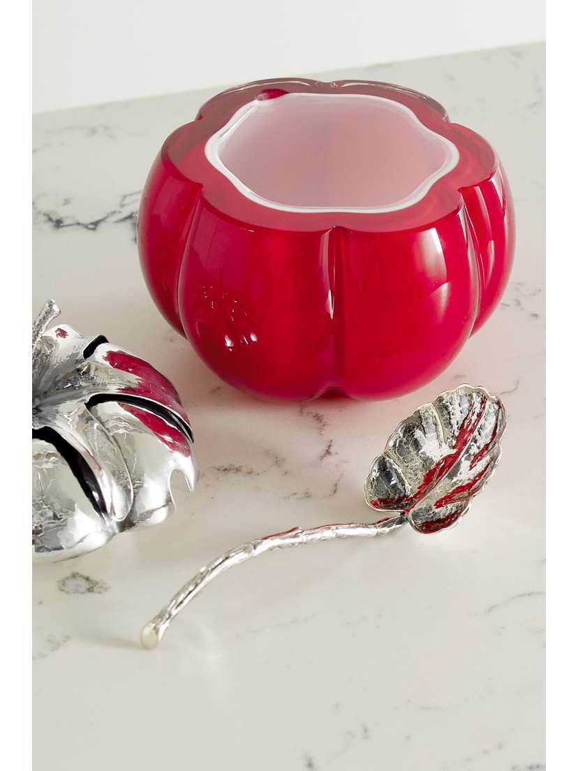 Tomato Sterling Silver And Glass Jam Jar | Image | 3
