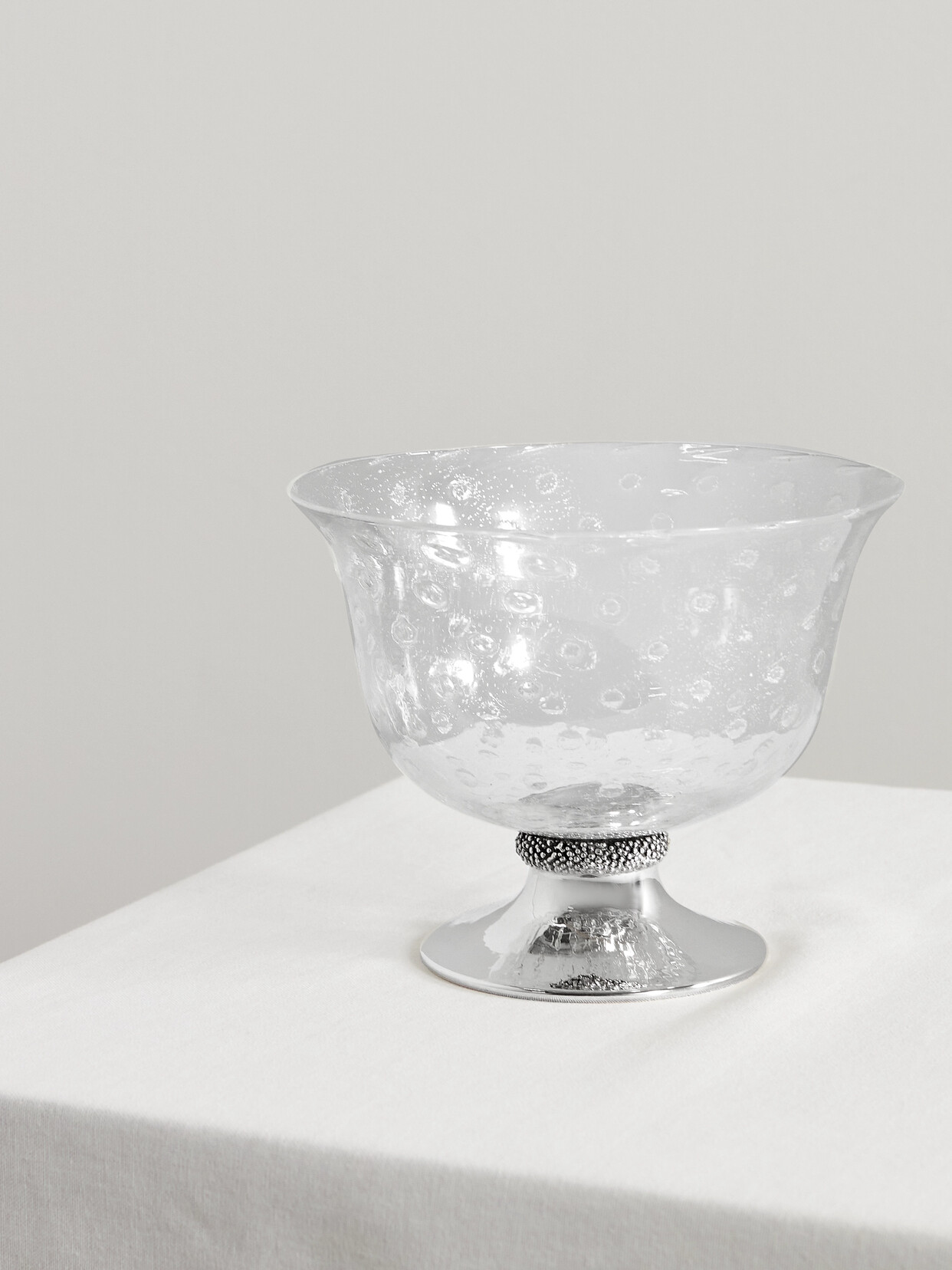 Buccellati - + Venini Silver And Glass Caviar Bowl - one size