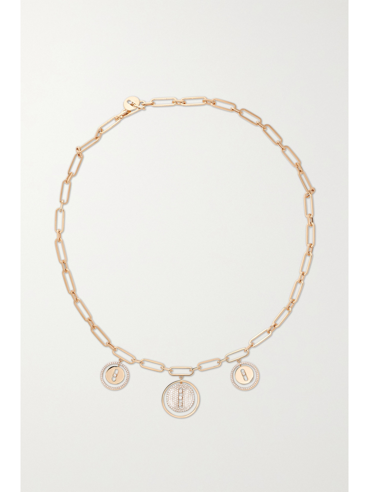 Messika - Lucky Move 18-karat Rose Gold Diamond Choker - one size 22 Awaiting product image