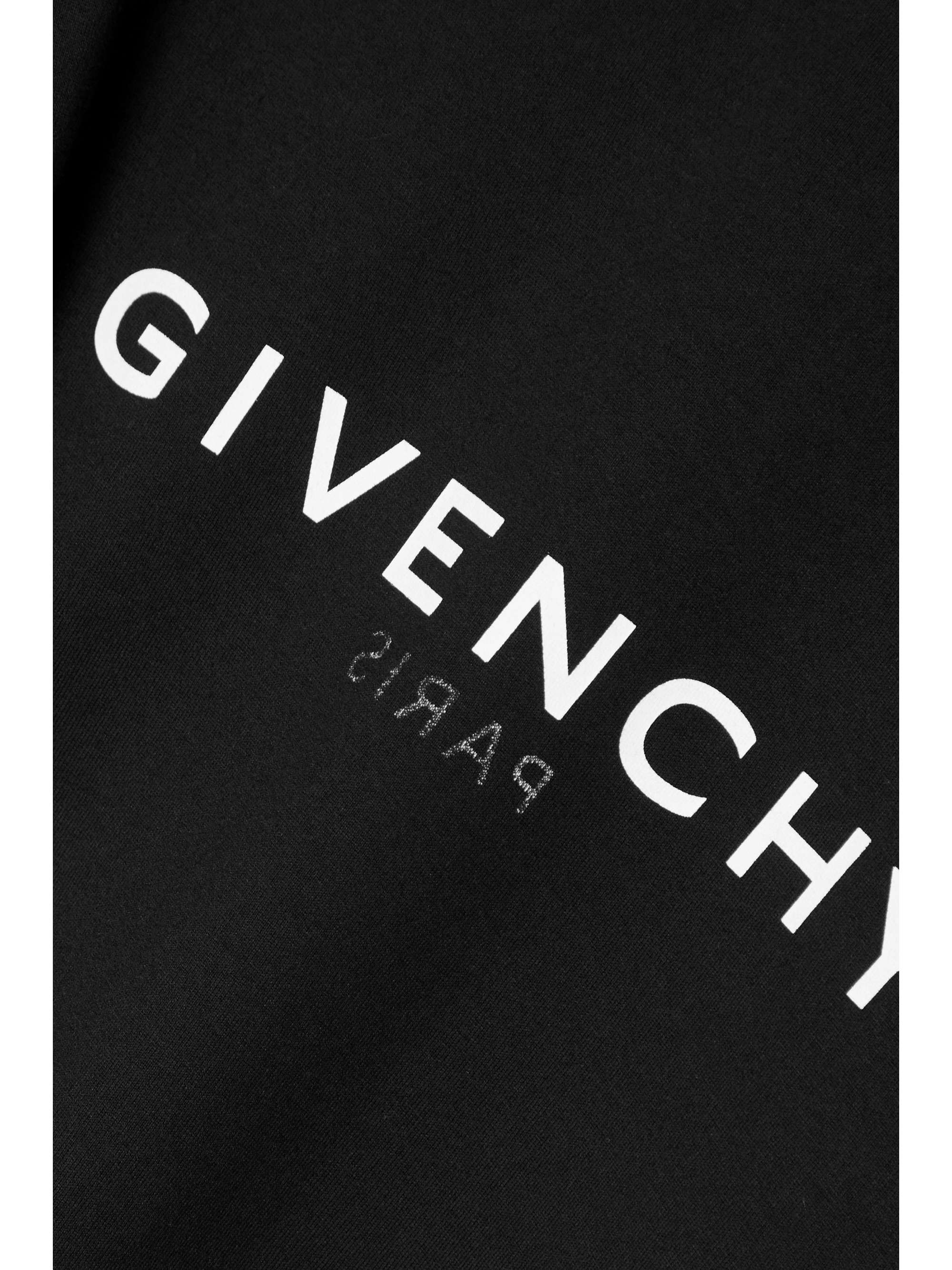 GIVENCHY Printed cotton-jersey T-shirt | NET-A-PORTER