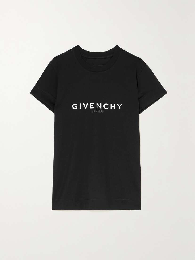 Givenchy Printed Cotton-jersey T-shirt