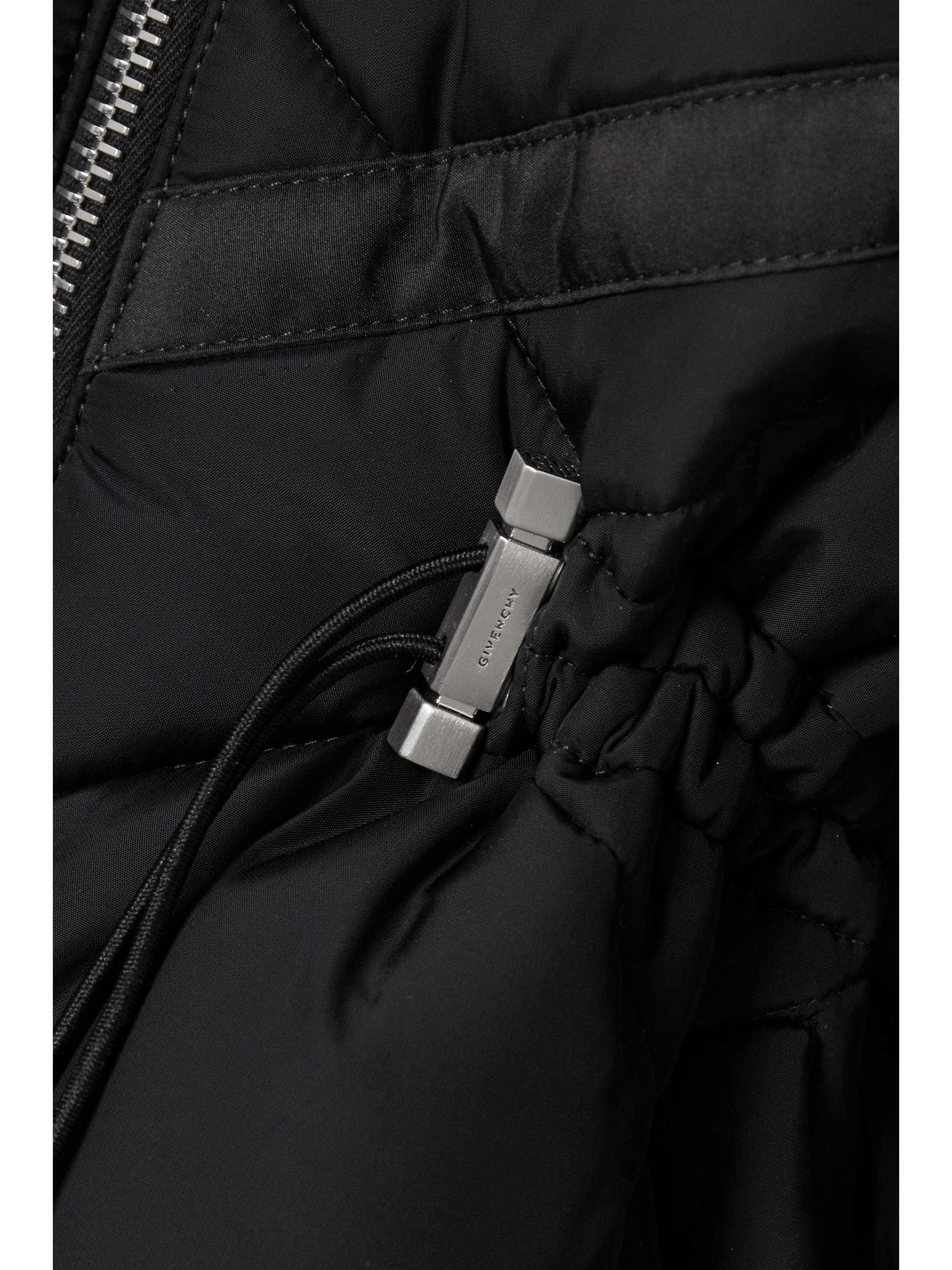 GIVENCHY 多种穿法绗缝带填充物软壳面料夹克