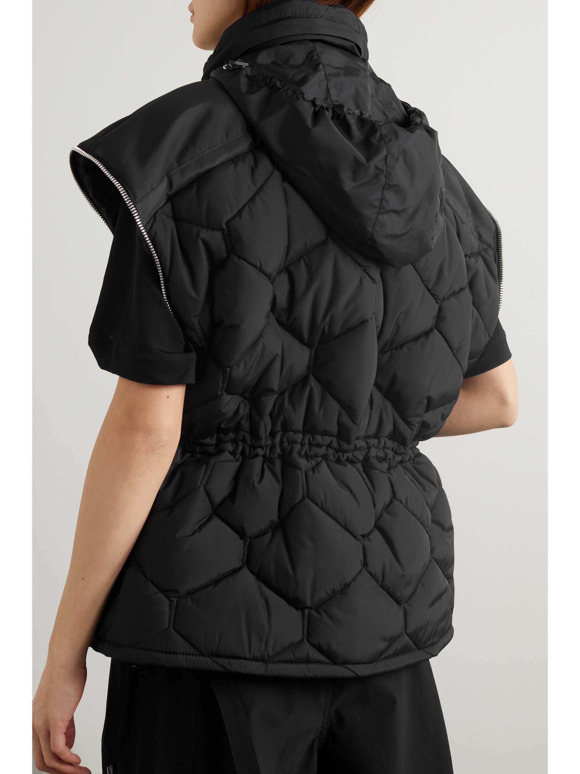 GIVENCHY 多种穿法绗缝带填充物软壳面料夹克