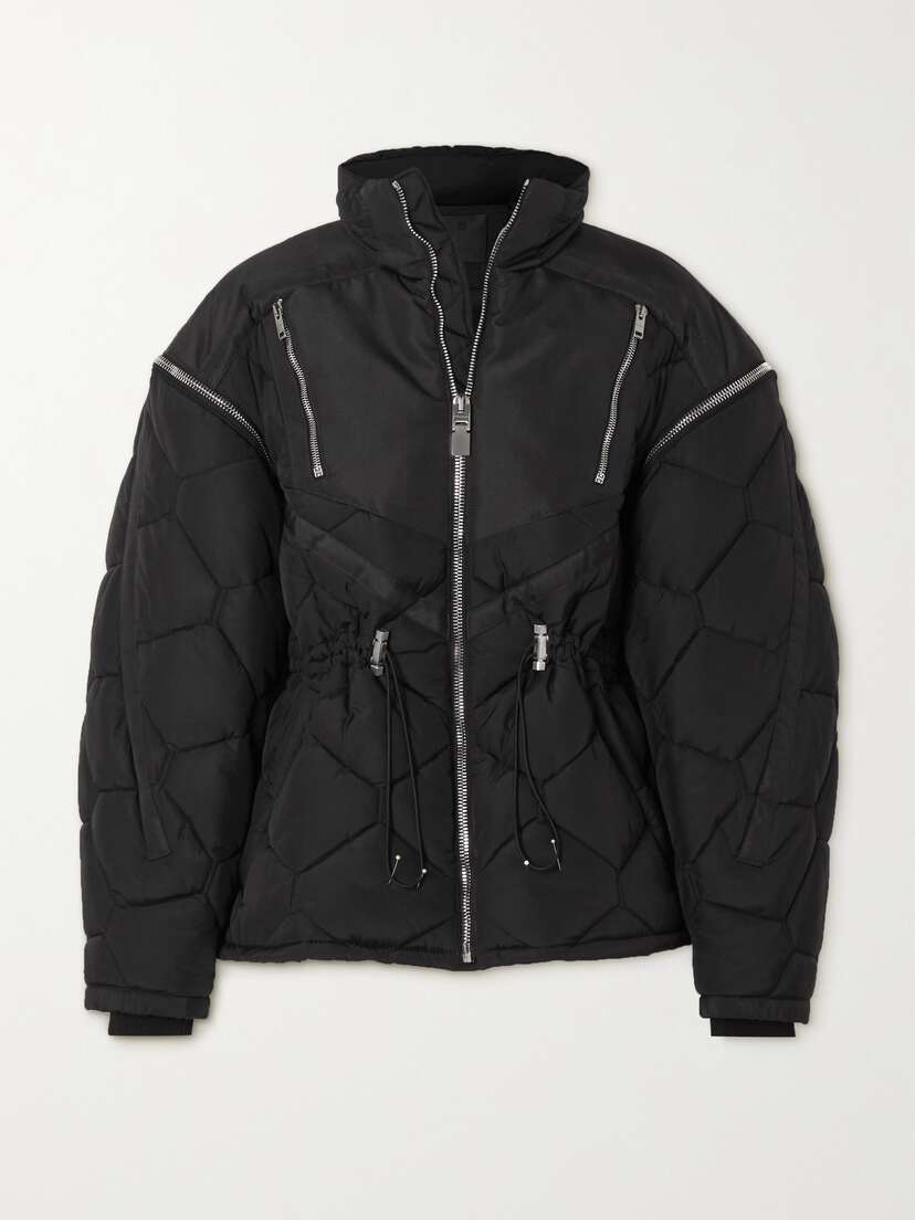 Givenchy Convertible Quilted Padded Shell Jacket
