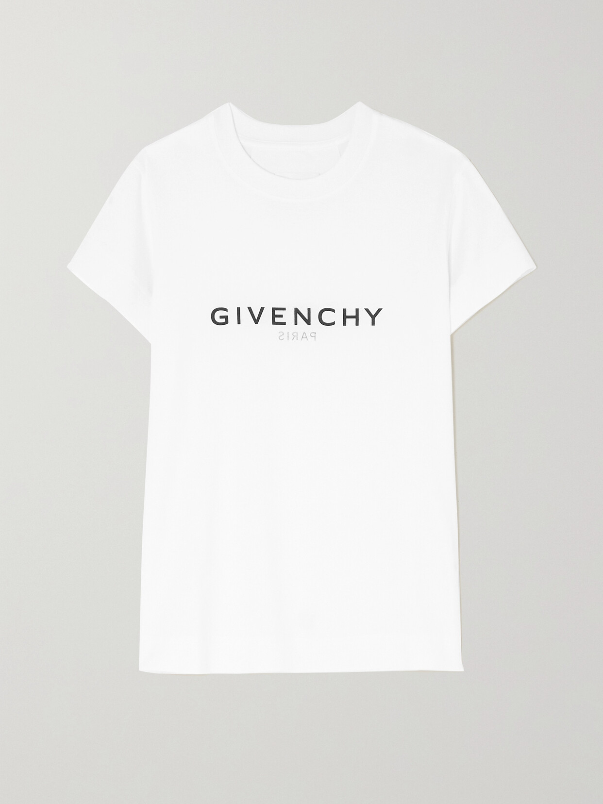 Givenchy Printed Cotton-jersey T-shirt - White