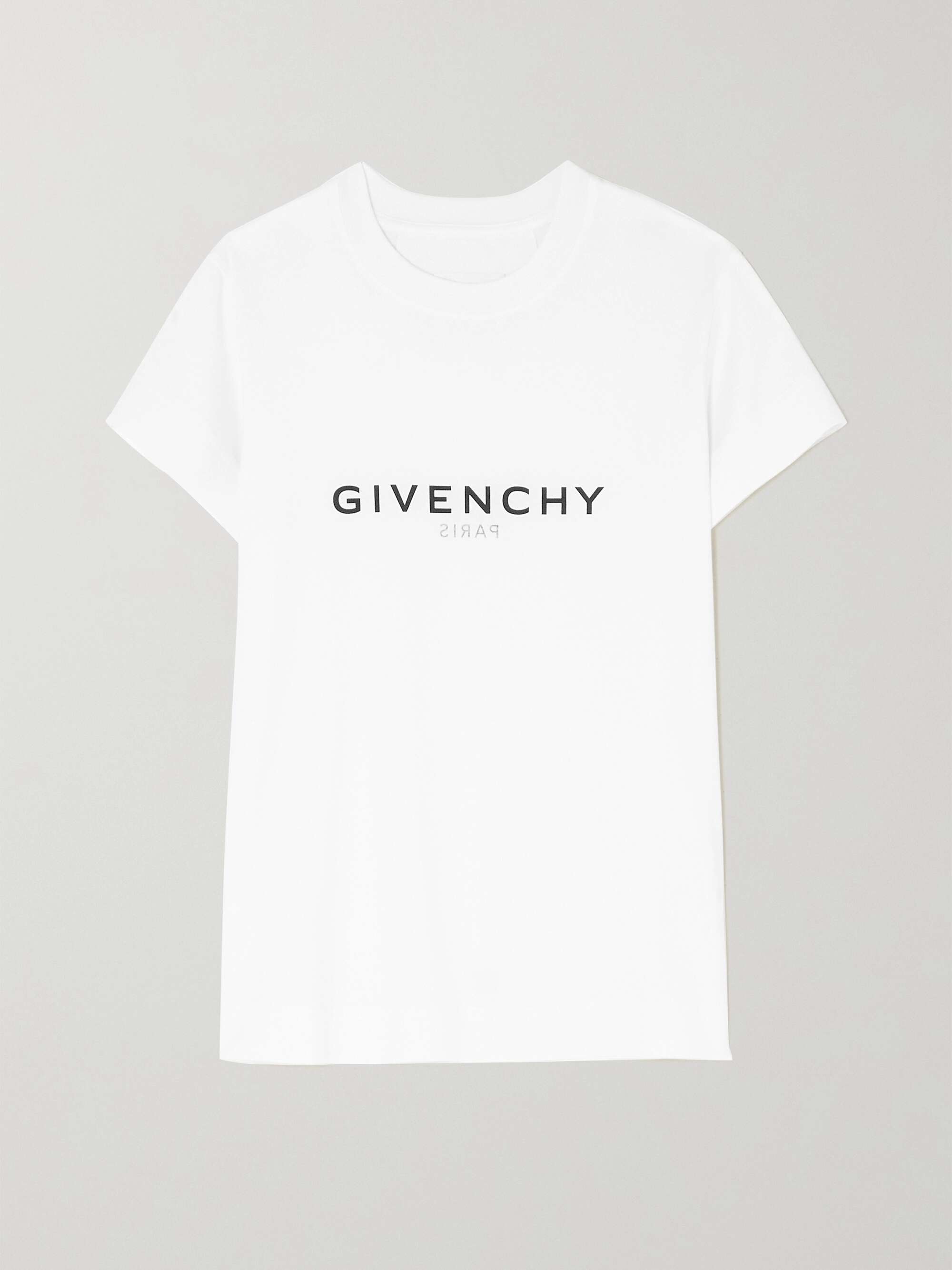 GIVENCHY Printed cotton-jersey T-shirt | NET-A-PORTER