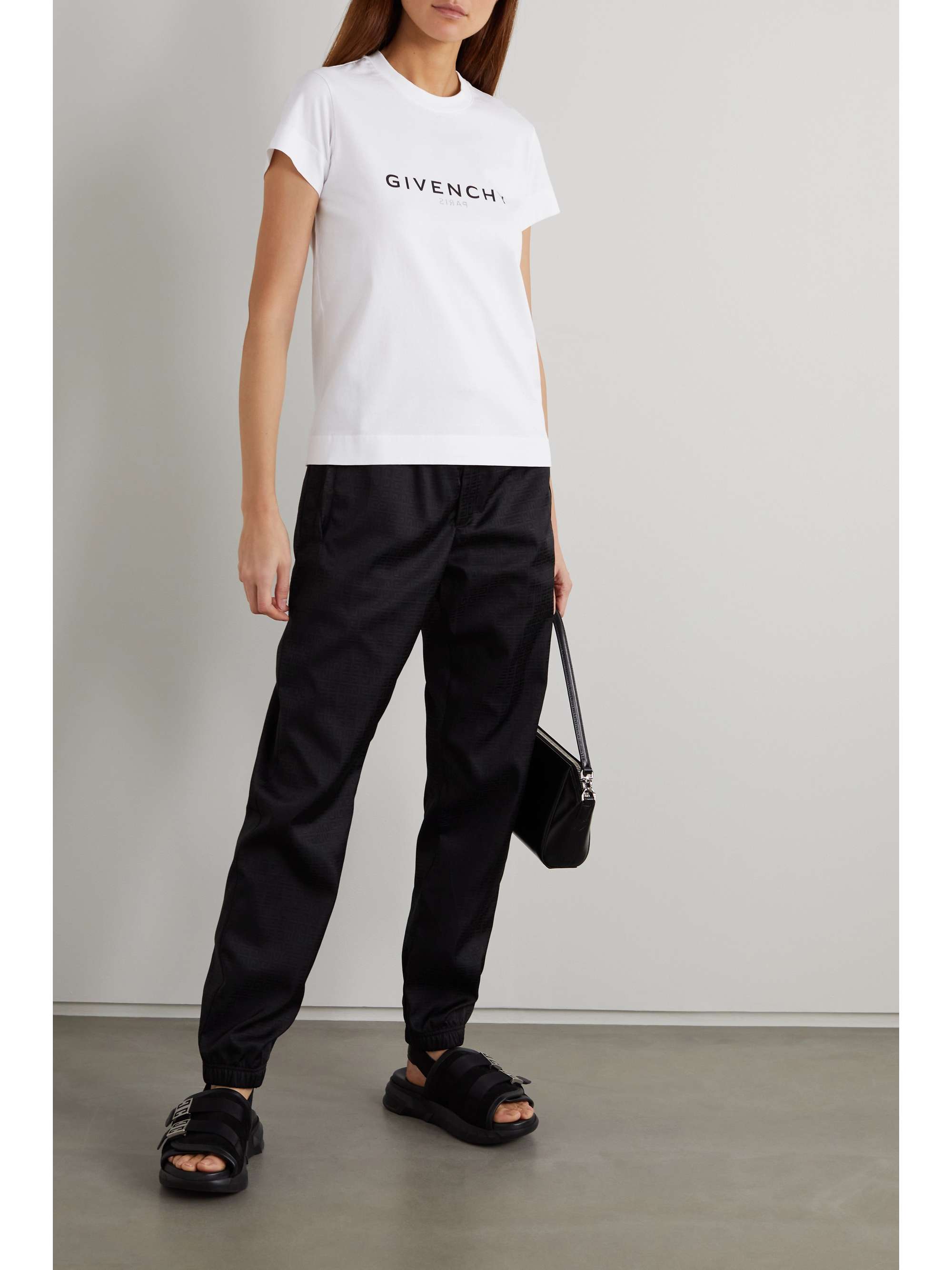 GIVENCHY Printed cotton-jersey T-shirt | NET-A-PORTER