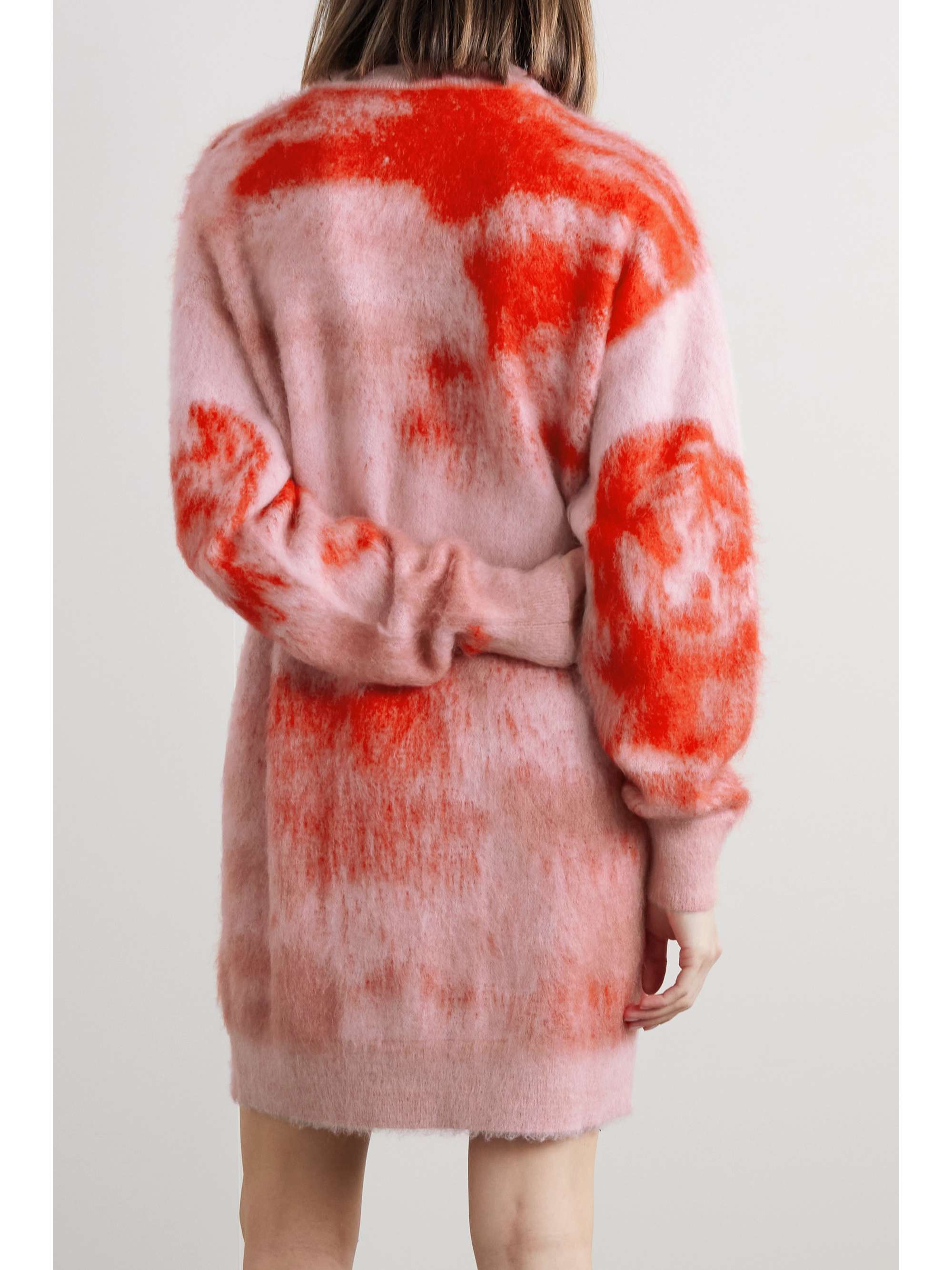 GIVENCHY + Chito brushed jacquard-knit mini dress