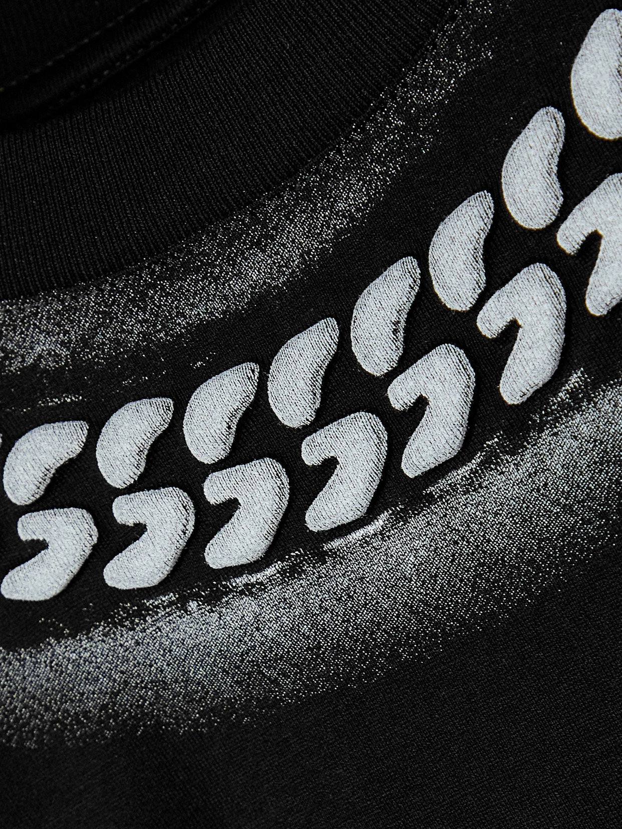 Givenchy Dress With 3d Chain Print In Black