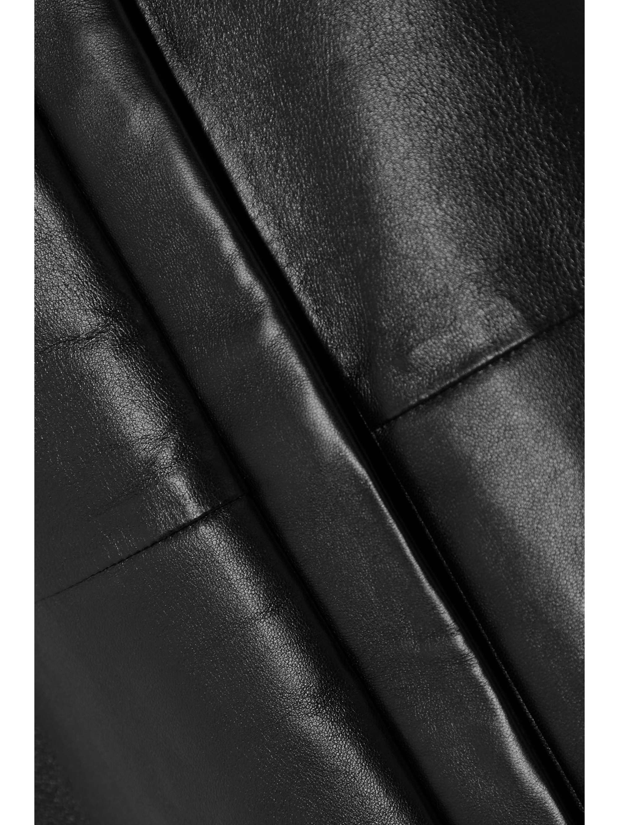 GIVENCHY Cutout leather blouse
