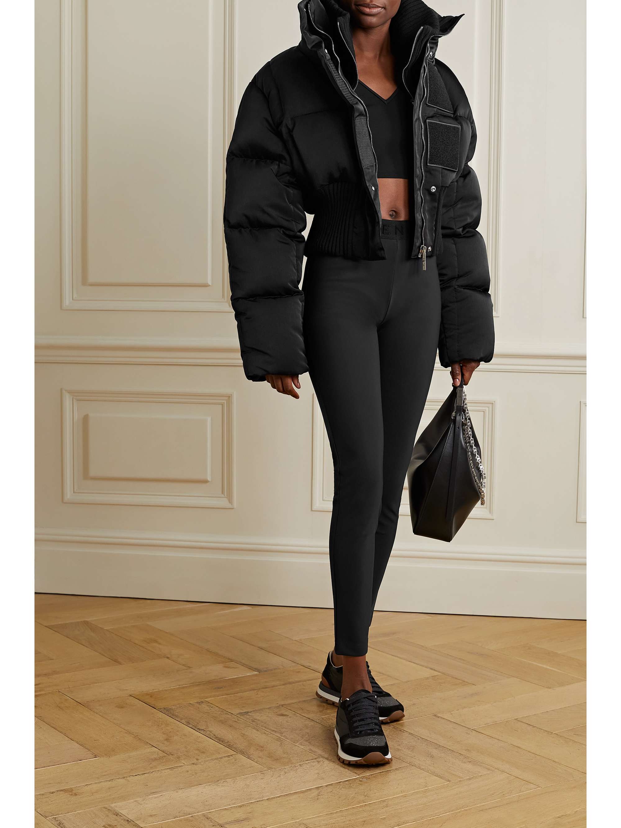 GIVENCHY Cropped stretch-knit top