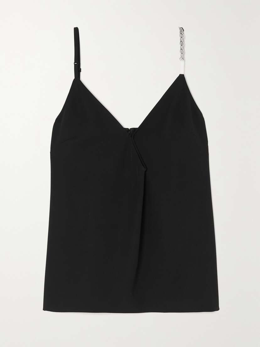 Givenchy Chain-embellished Twill Camisole