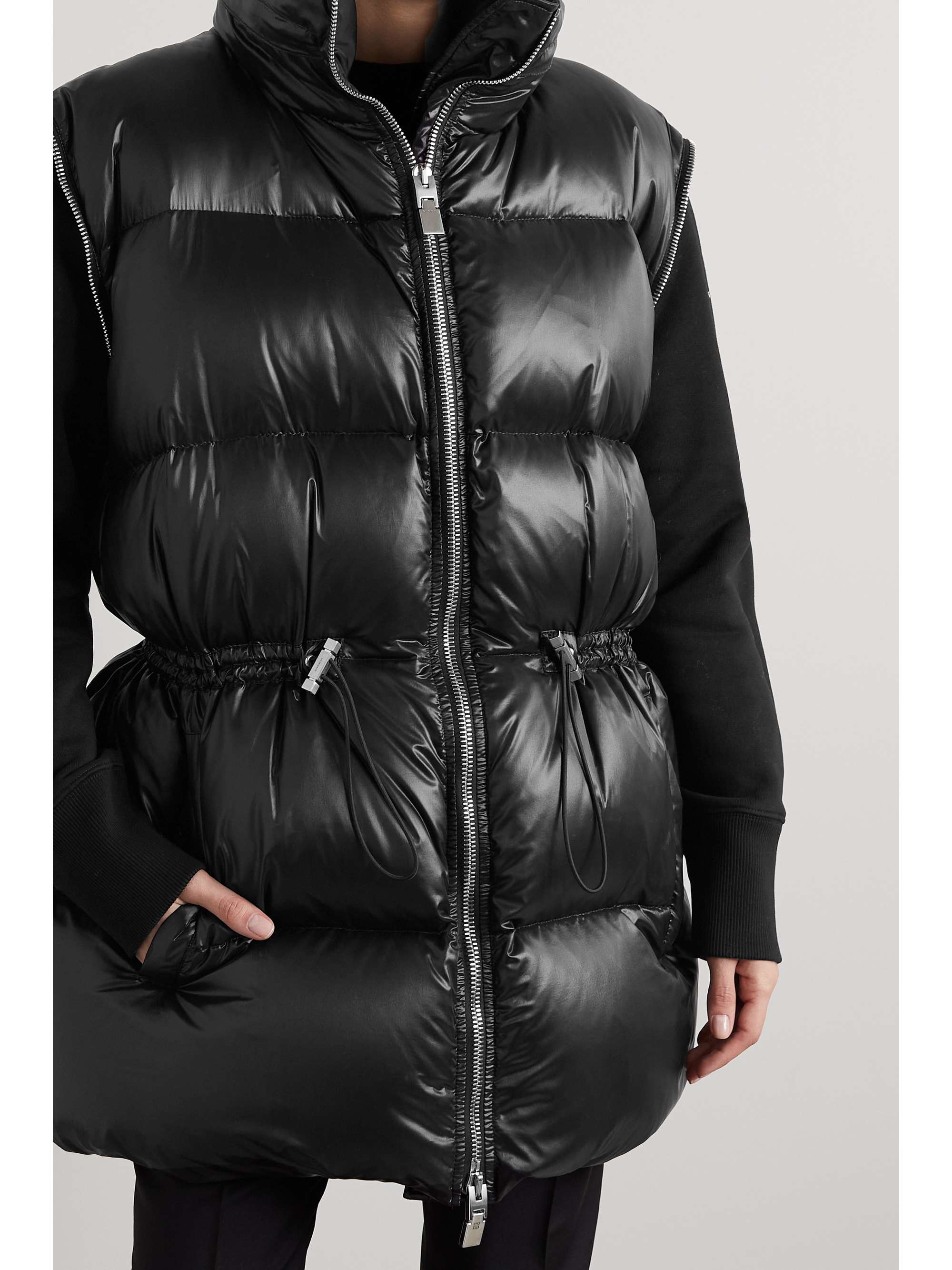GIVENCHY Convertible quilted shell down jacket
