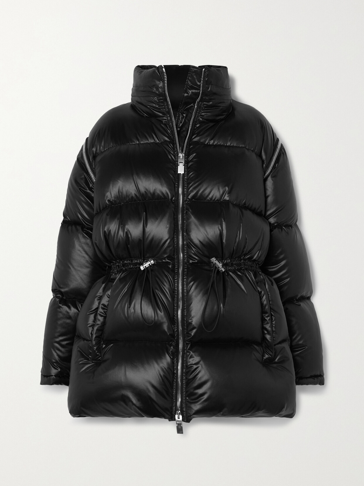 GIVENCHY CONVERTIBLE QUILTED SHELL DOWN JACKET