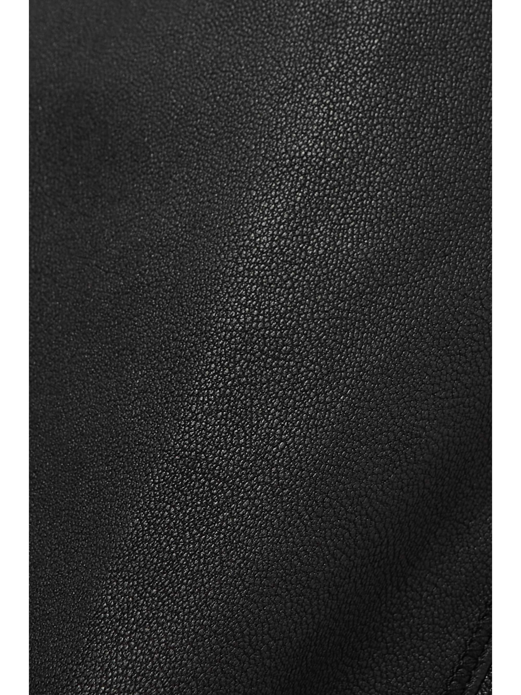 GIVENCHY Overlock leather leggings