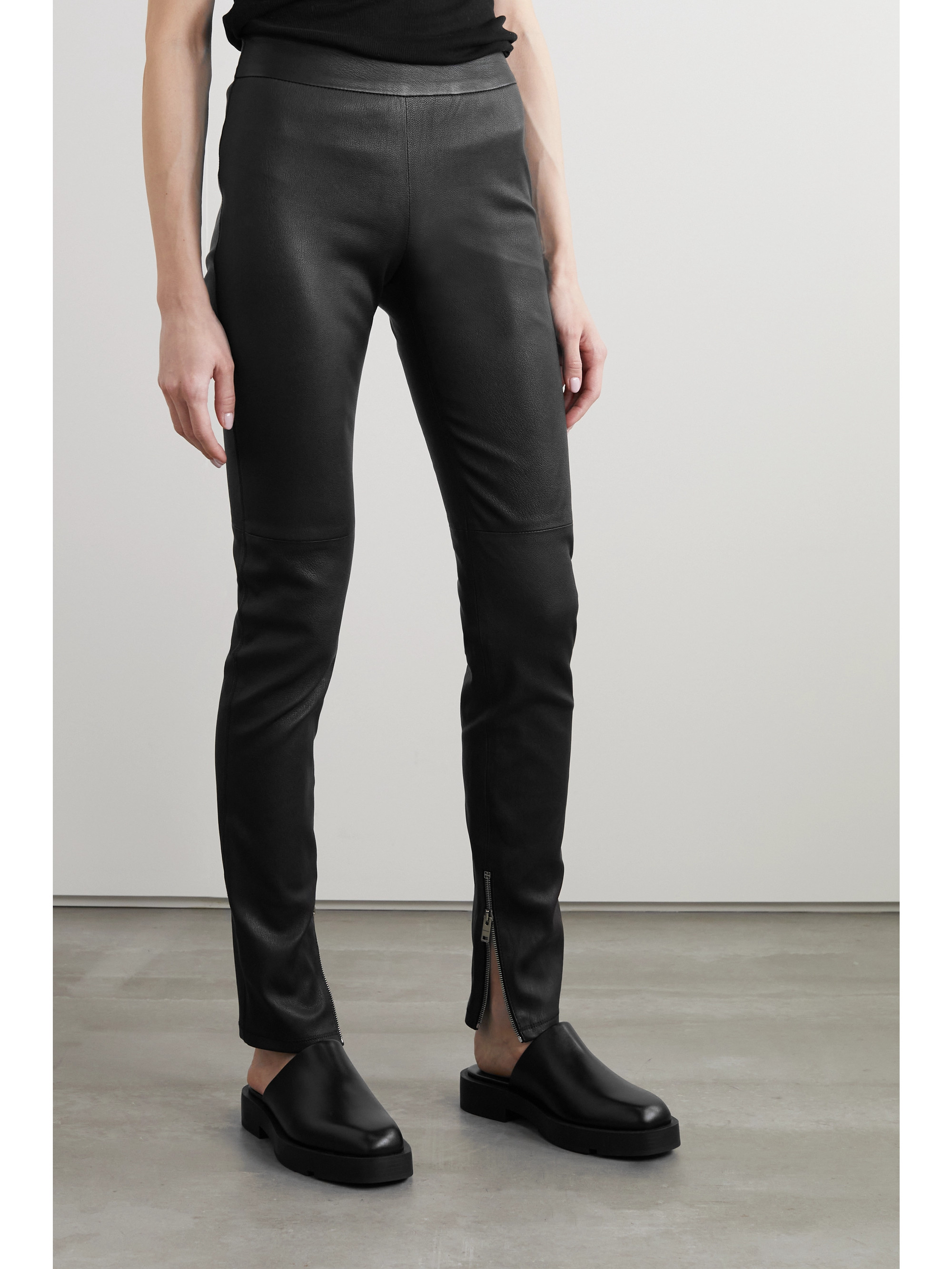 Givenchy Overlock leather leggings