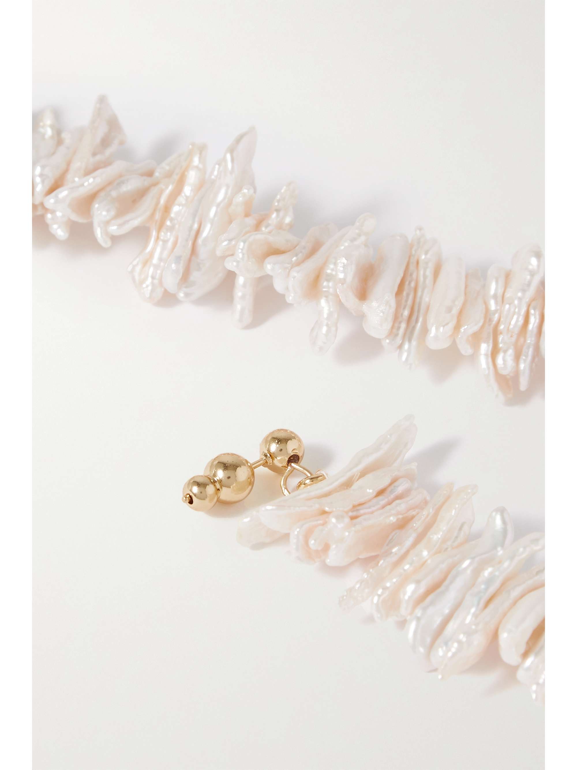 CULT GAIA Aliza gold-tone pearl earrings